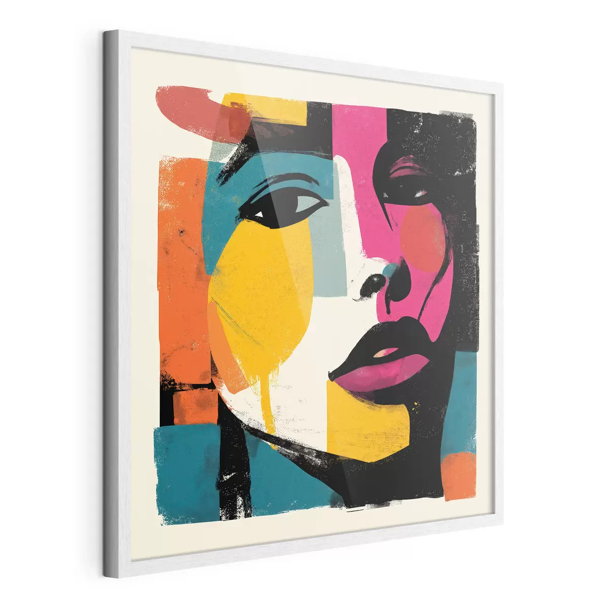 Poster Ein abstraktes Gesicht f49543