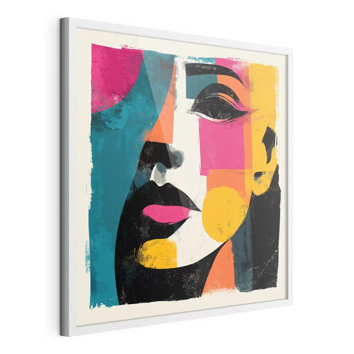 Poster Ein abstraktes Gesicht f49544
