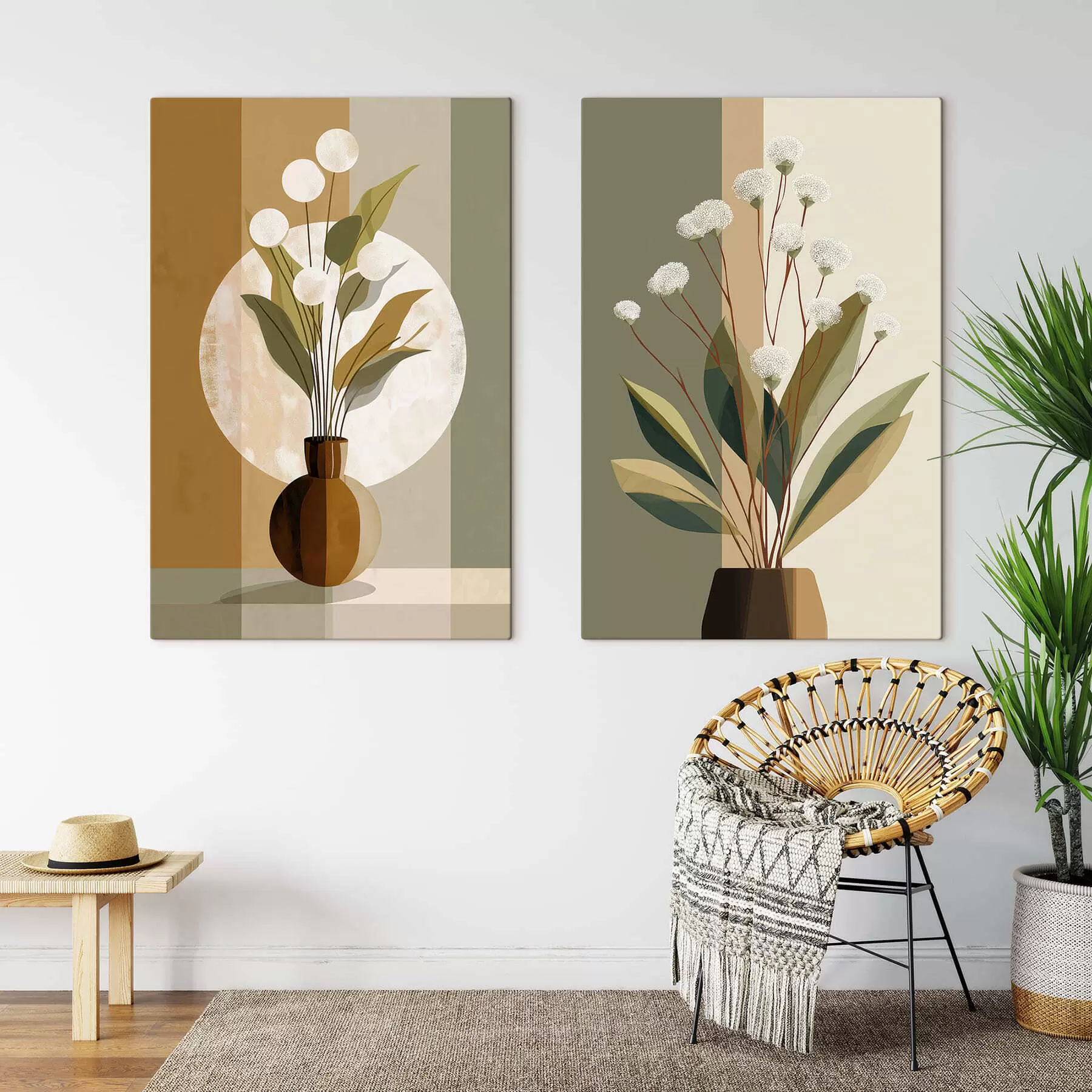Wandbilder Blumen in einer Vase m30598