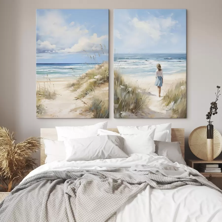 Wandbilder Meereslandschaft Nachahmung Malerei m30591