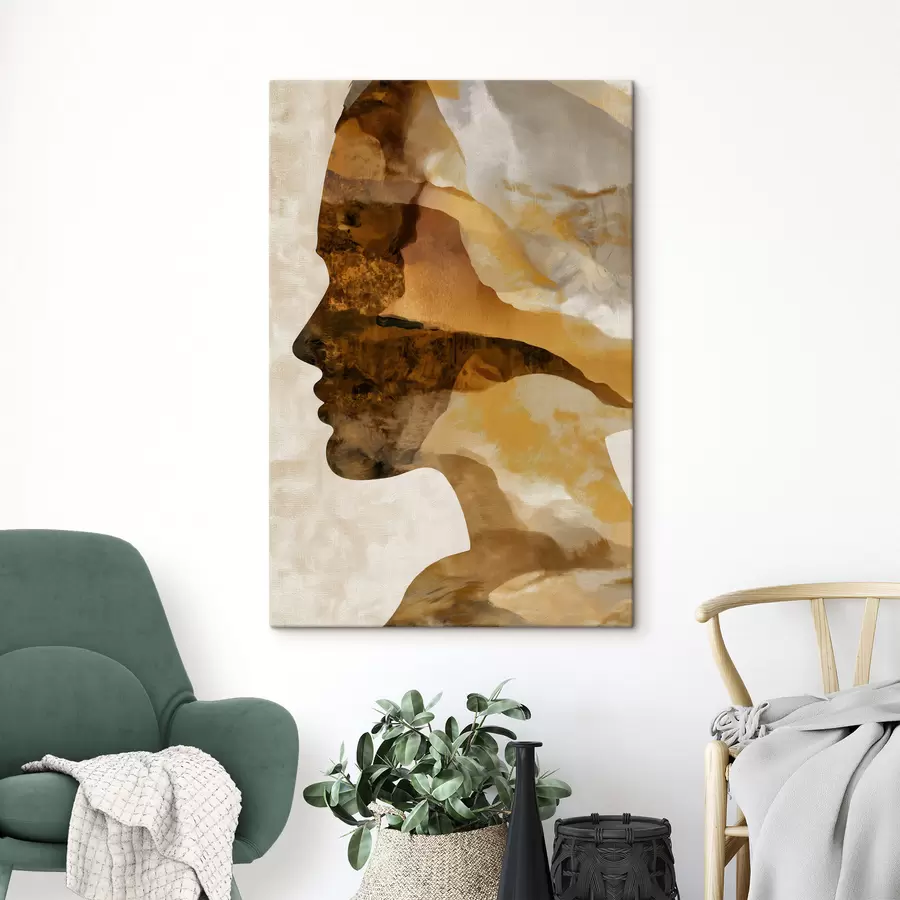 Wandbilder Eine weibliche Silhouette s49608