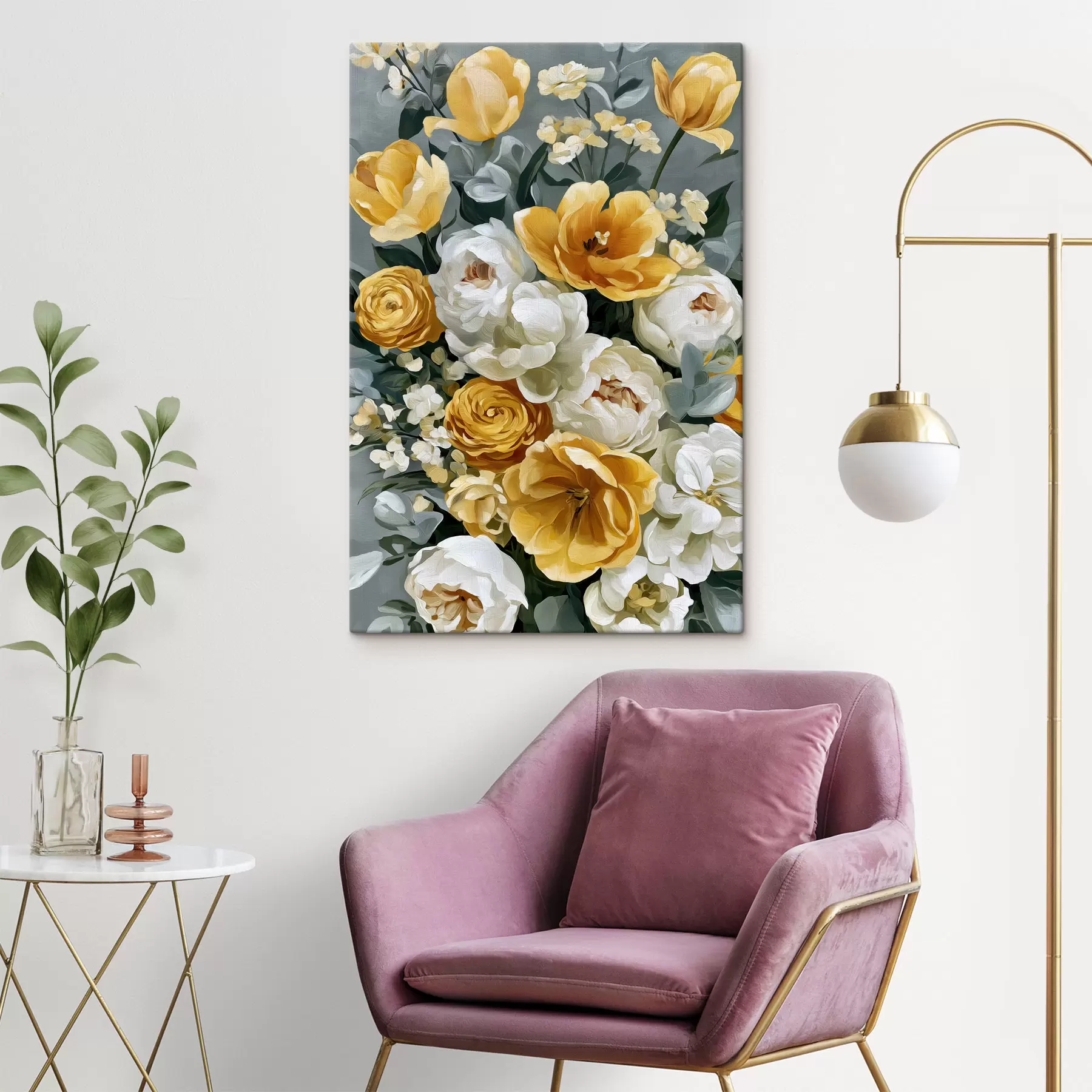 Wandbilder Frühlingsblumen s49612