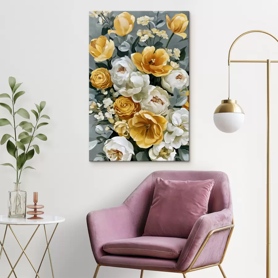 Wandbilder Frühlingsblumen s49612