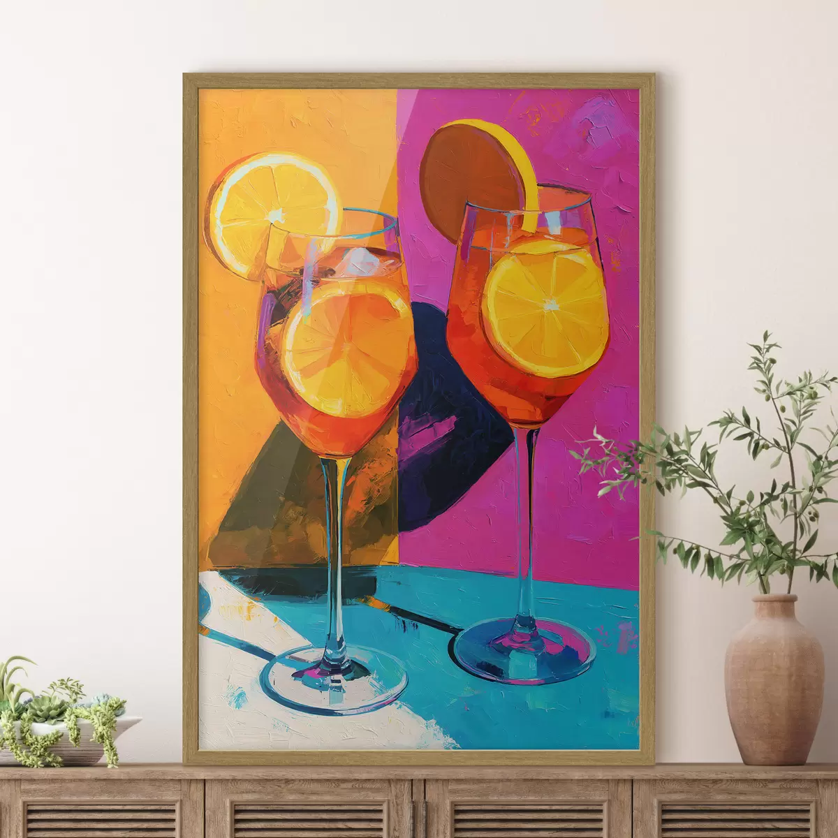 Poster Ein Zitrus-Cocktail f49607