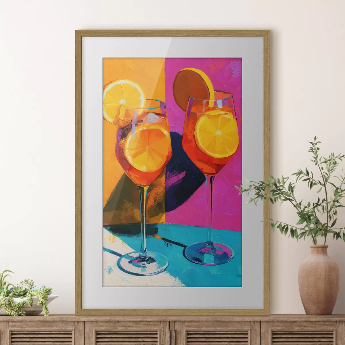 Poster Ein Zitrus-Cocktail f49607