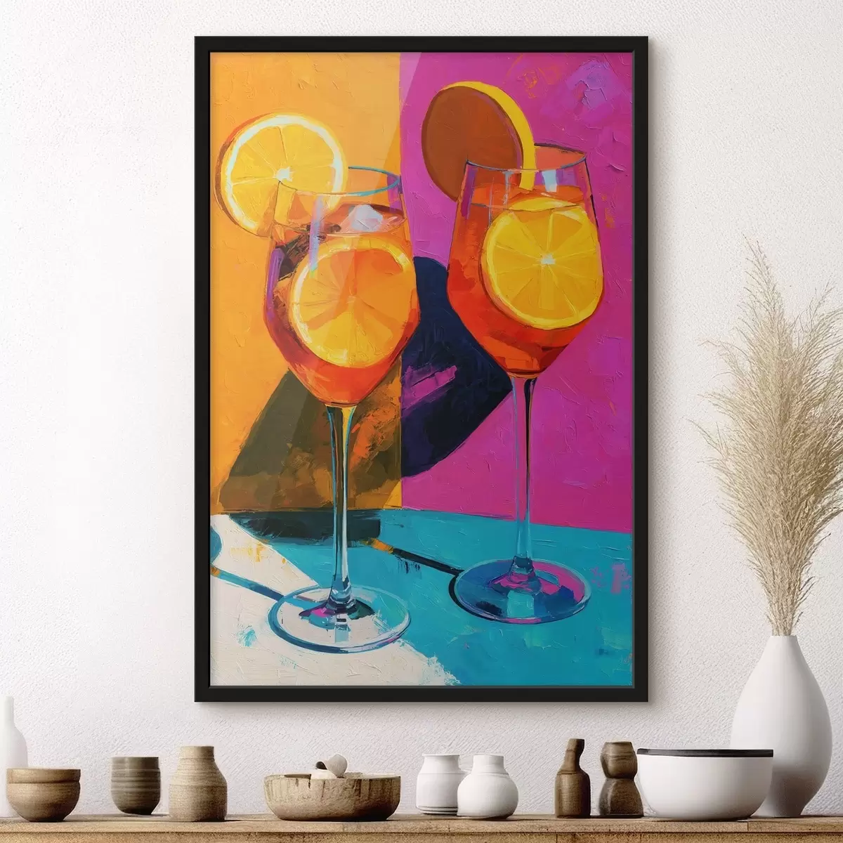 Poster Ein Zitrus-Cocktail f49607