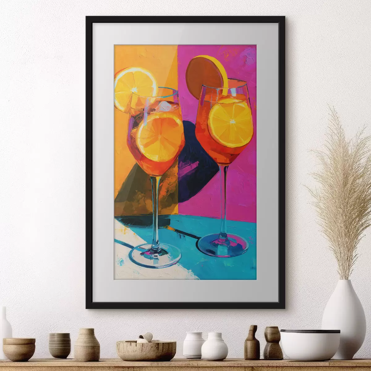 Poster Ein Zitrus-Cocktail f49607