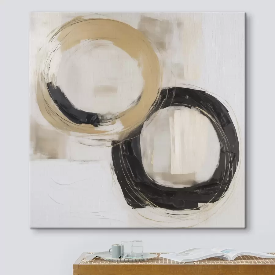 Wandbilder Moderne abstrakte Kunst, Nachahmung der Malerei s49605