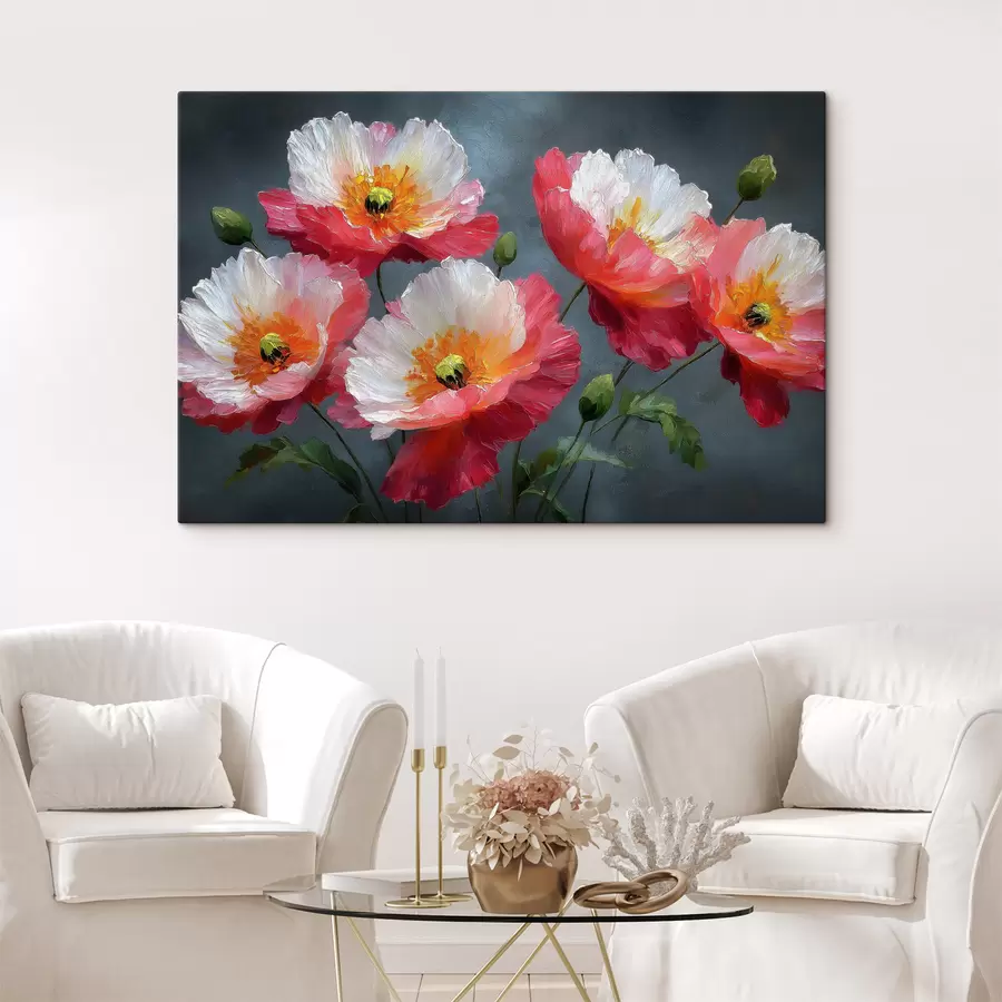 Wandbilder Bunte Blumen s49640