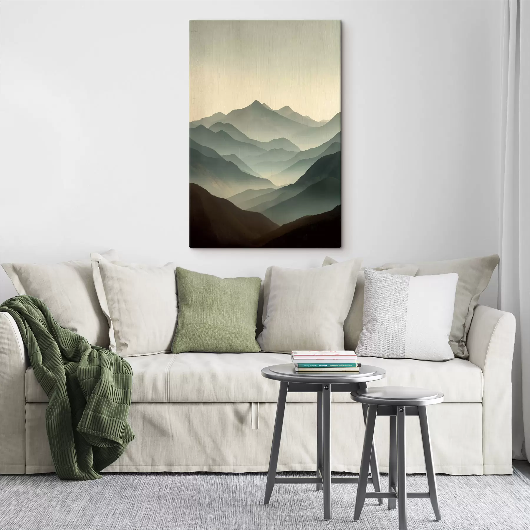 Wandbilder Berge im Morgengrauen s49644
