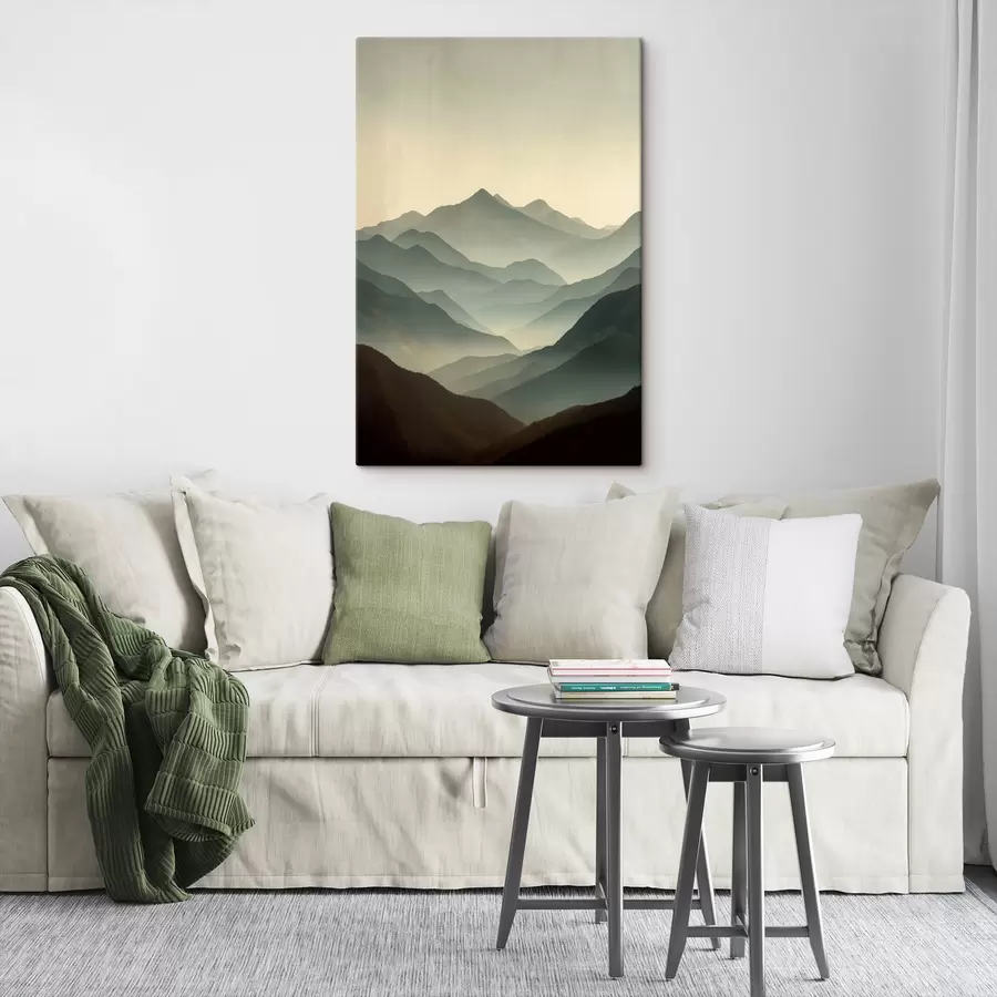 Wandbilder Berge im Morgengrauen s49644
