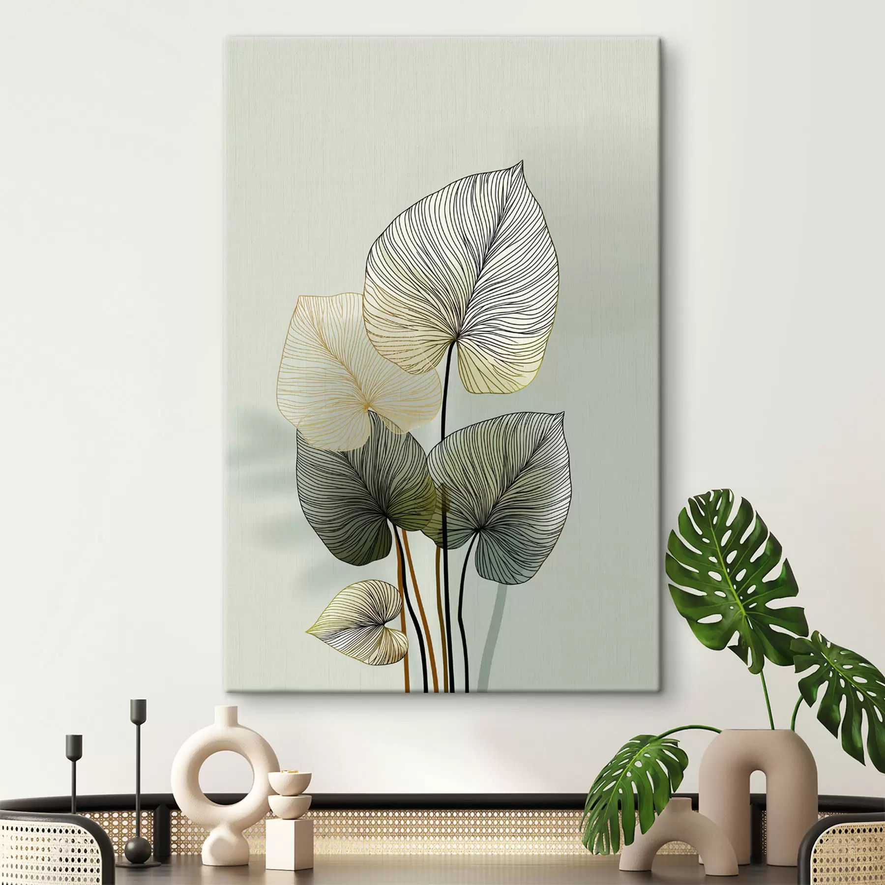 Wandbilder Flüsternde Blätter s49648