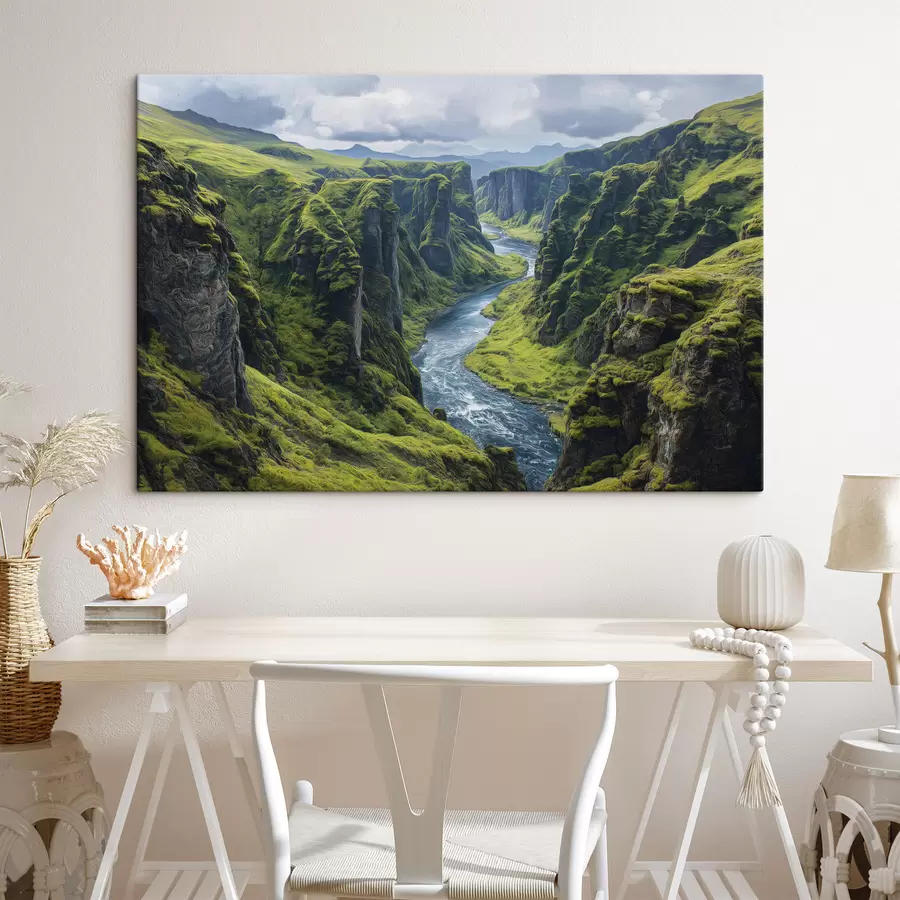 Wandbilder Blick auf die Schlucht s49662