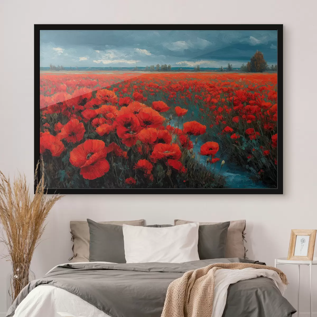 Poster Mohnfeld f49631
