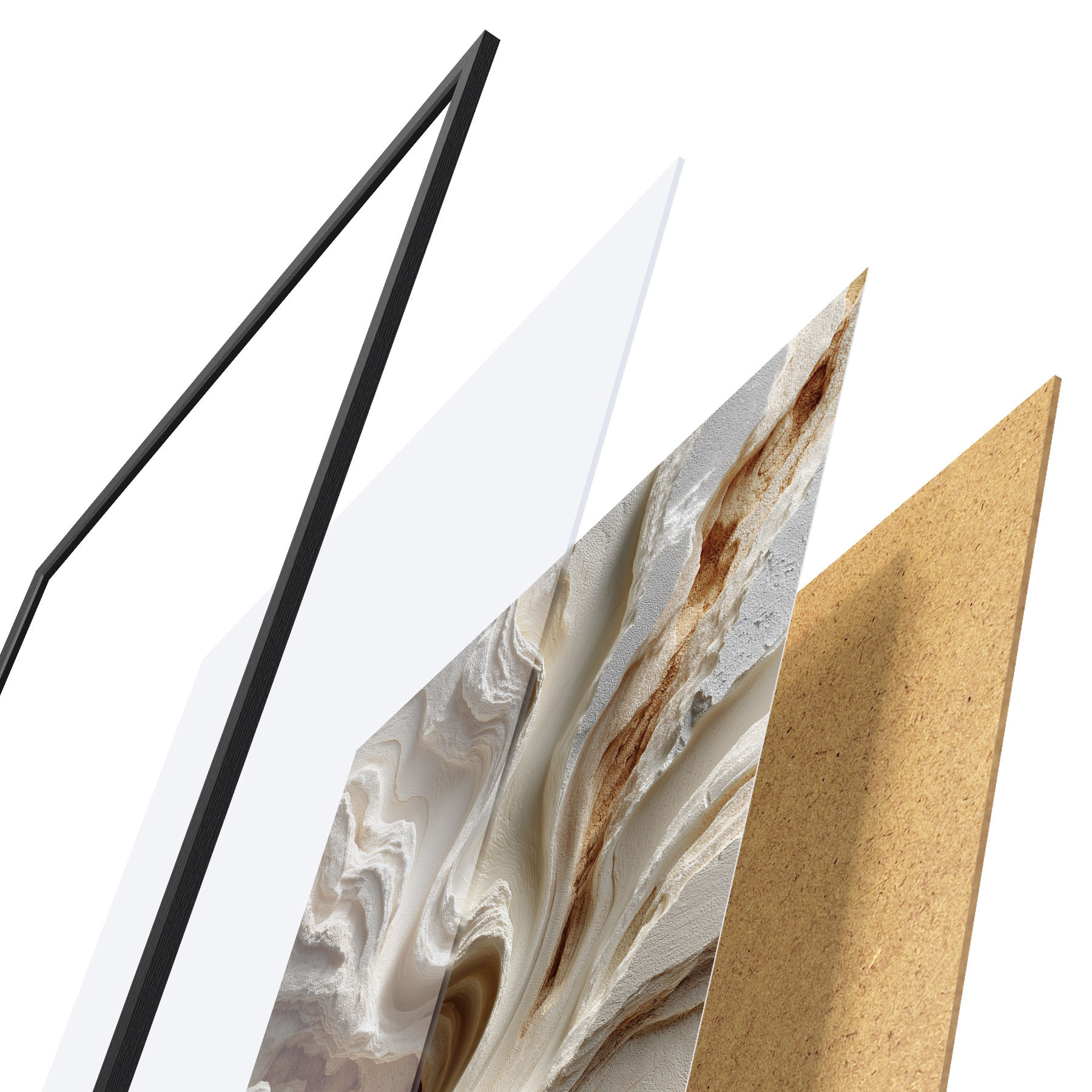 Poster Imitation einer Steinstruktur f49641