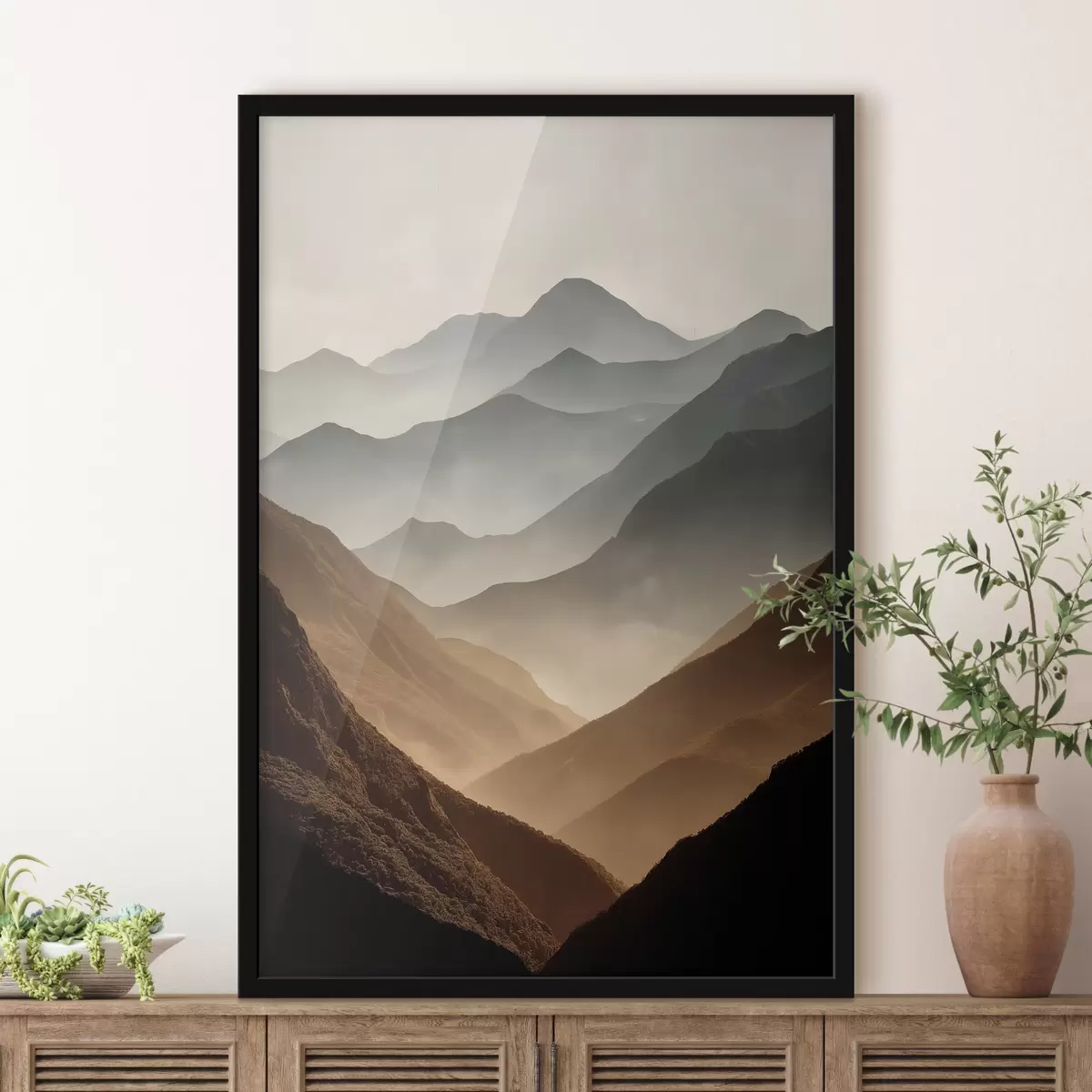 Poster Sanfte Berge f49643