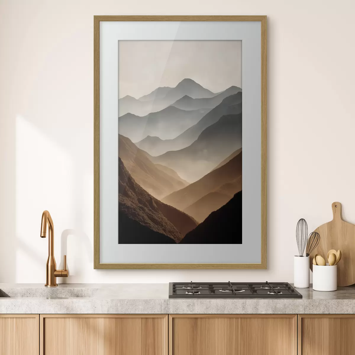 Poster Sanfte Berge f49643