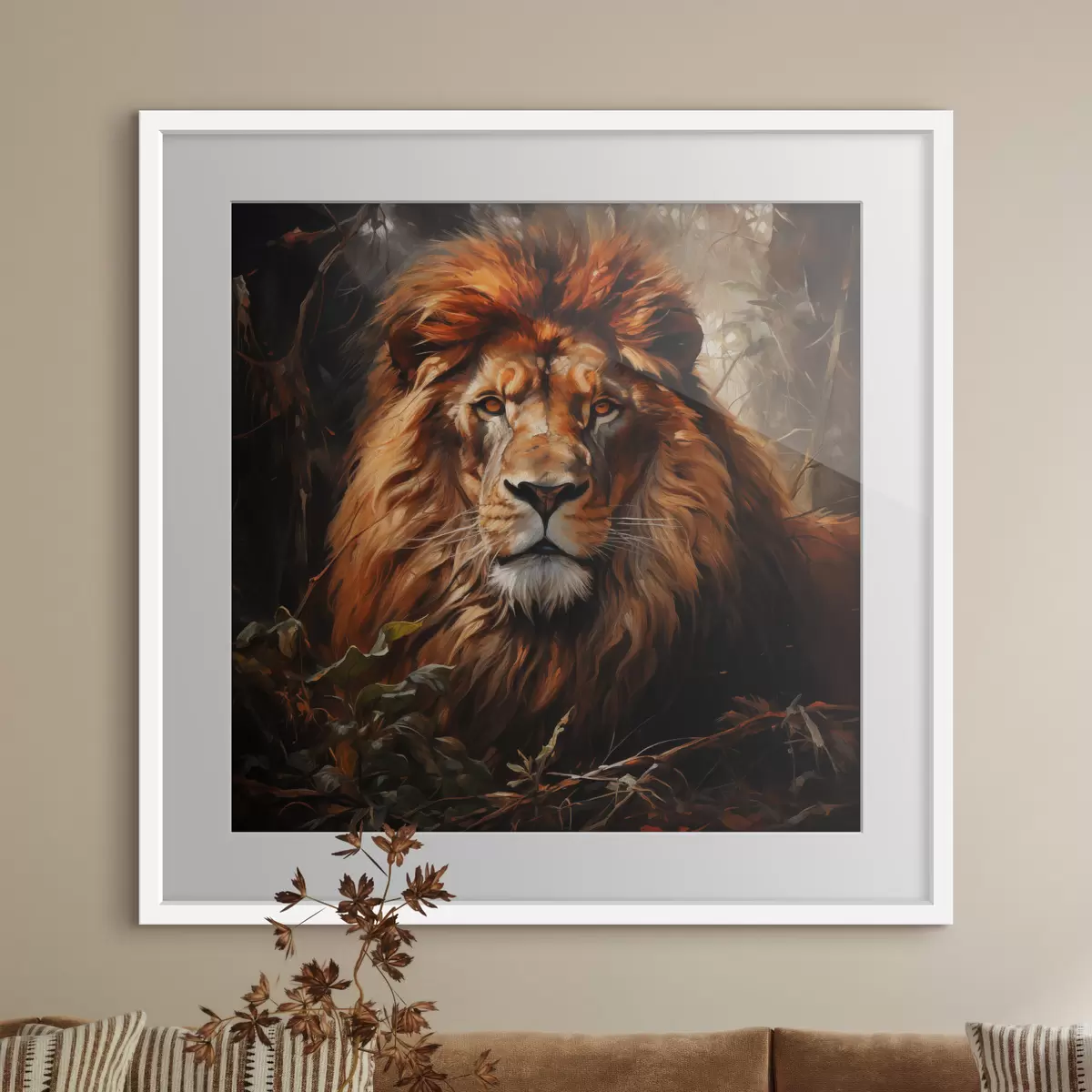 Poster Löwe f49665