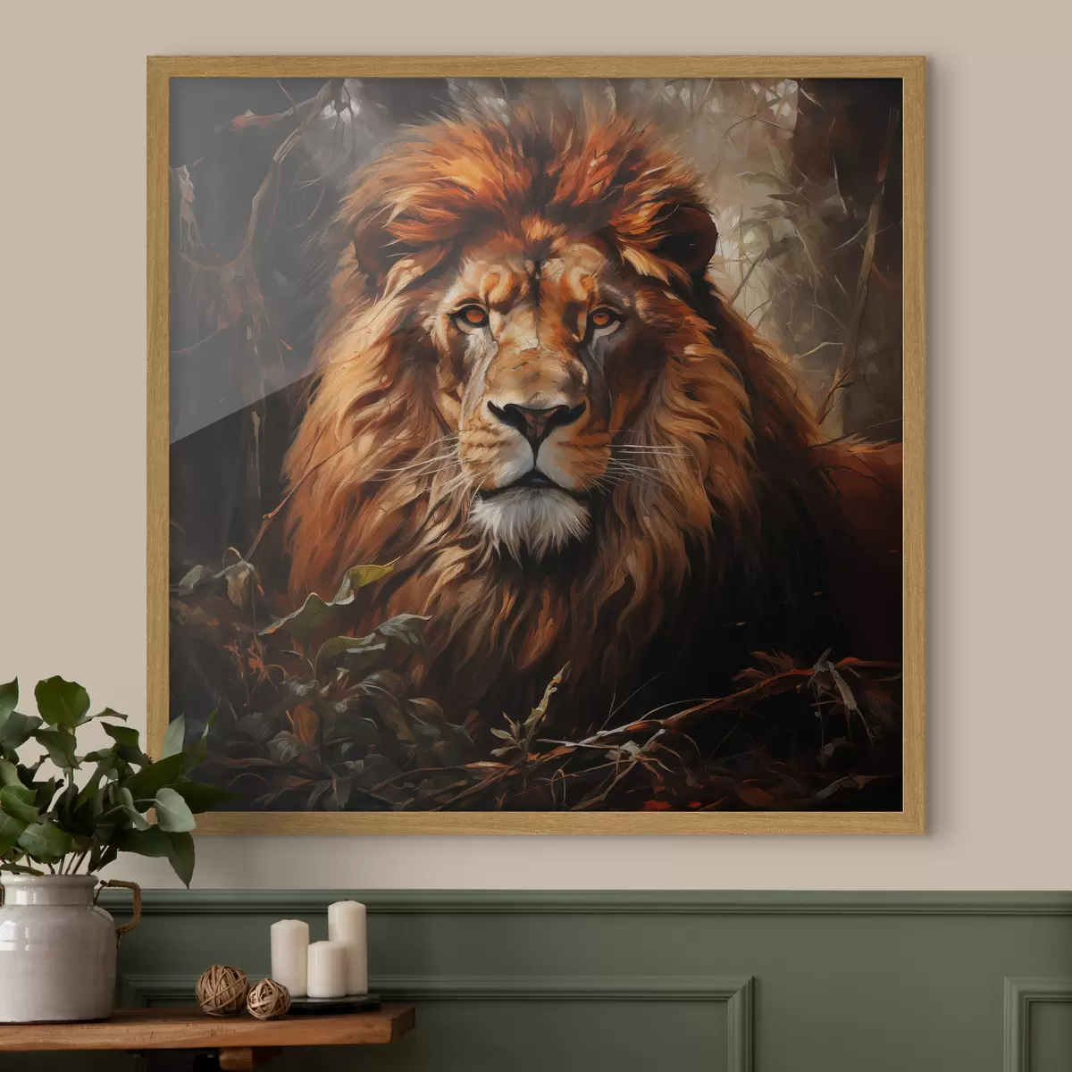 Poster Löwe f49665