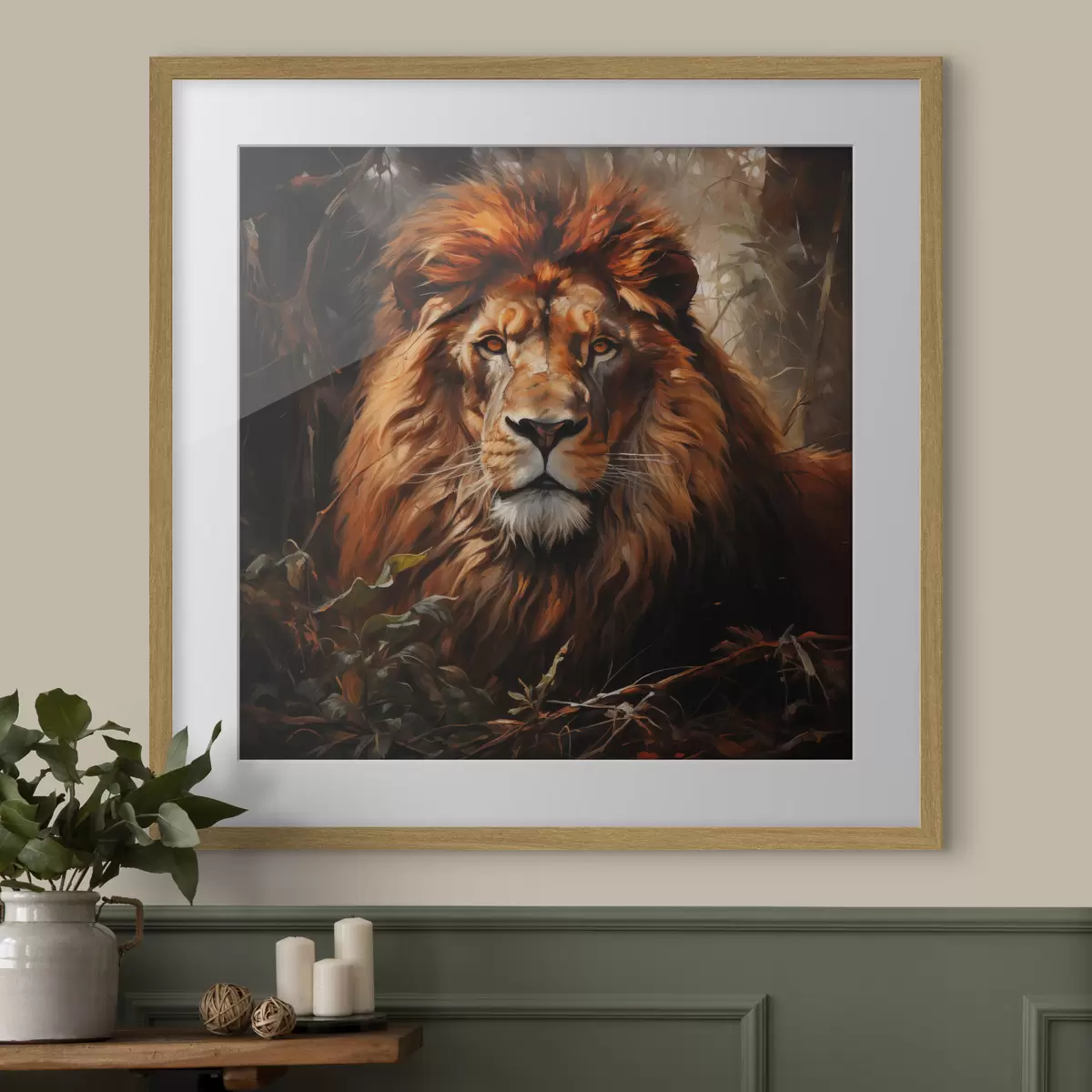 Poster Löwe f49665