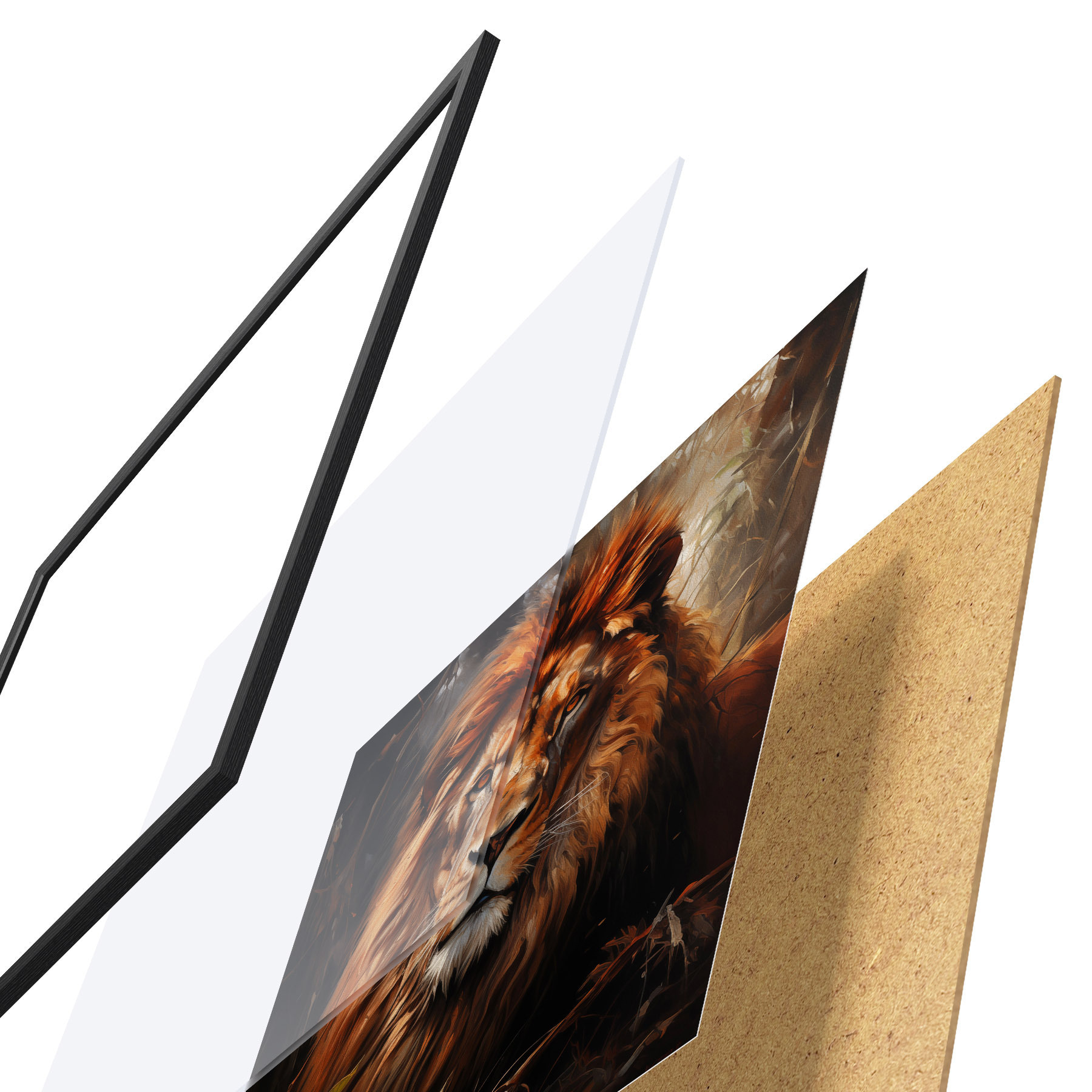 Poster Löwe f49665