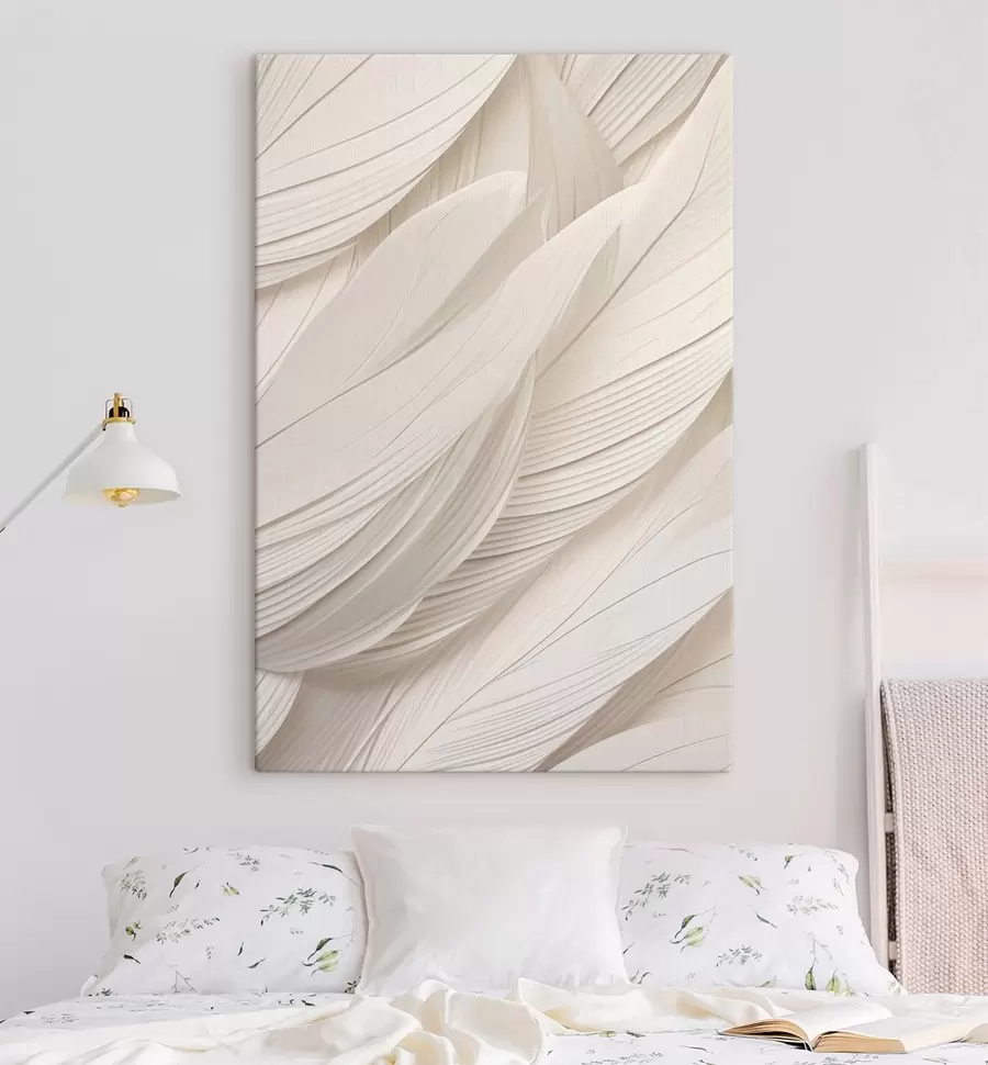 Wandbilder Abstrakte beige Wellen s49377