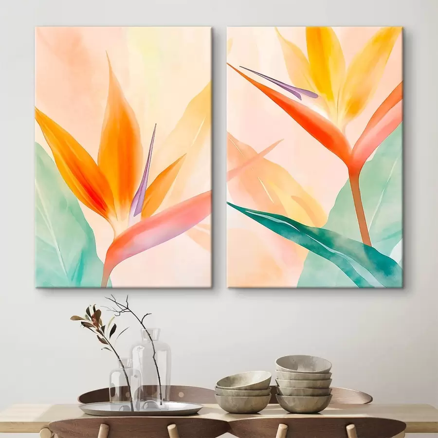 Wandbilder Tropische Strelitzia-Blüte m30605