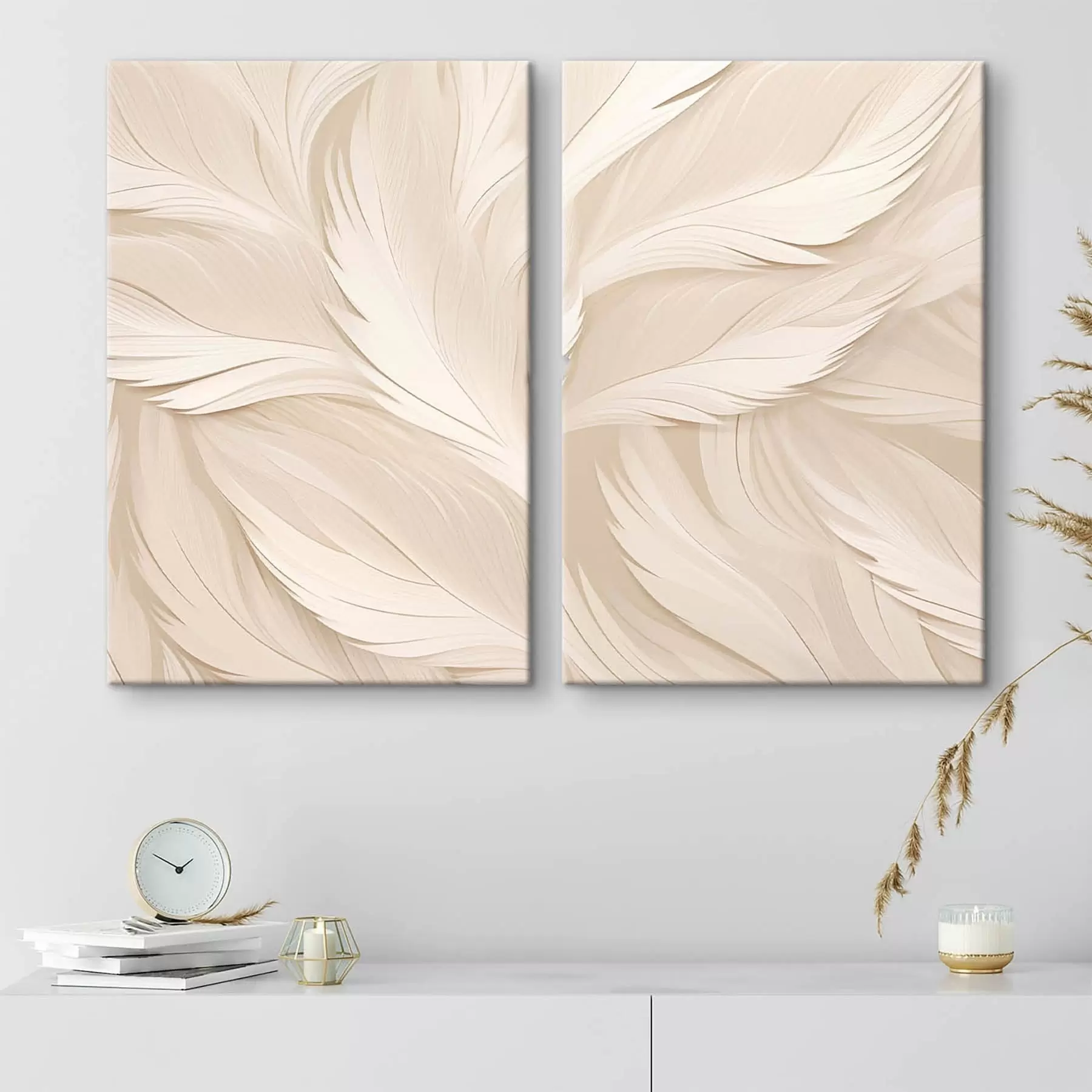 Wandbilder Volumetrische beige Linien m30607