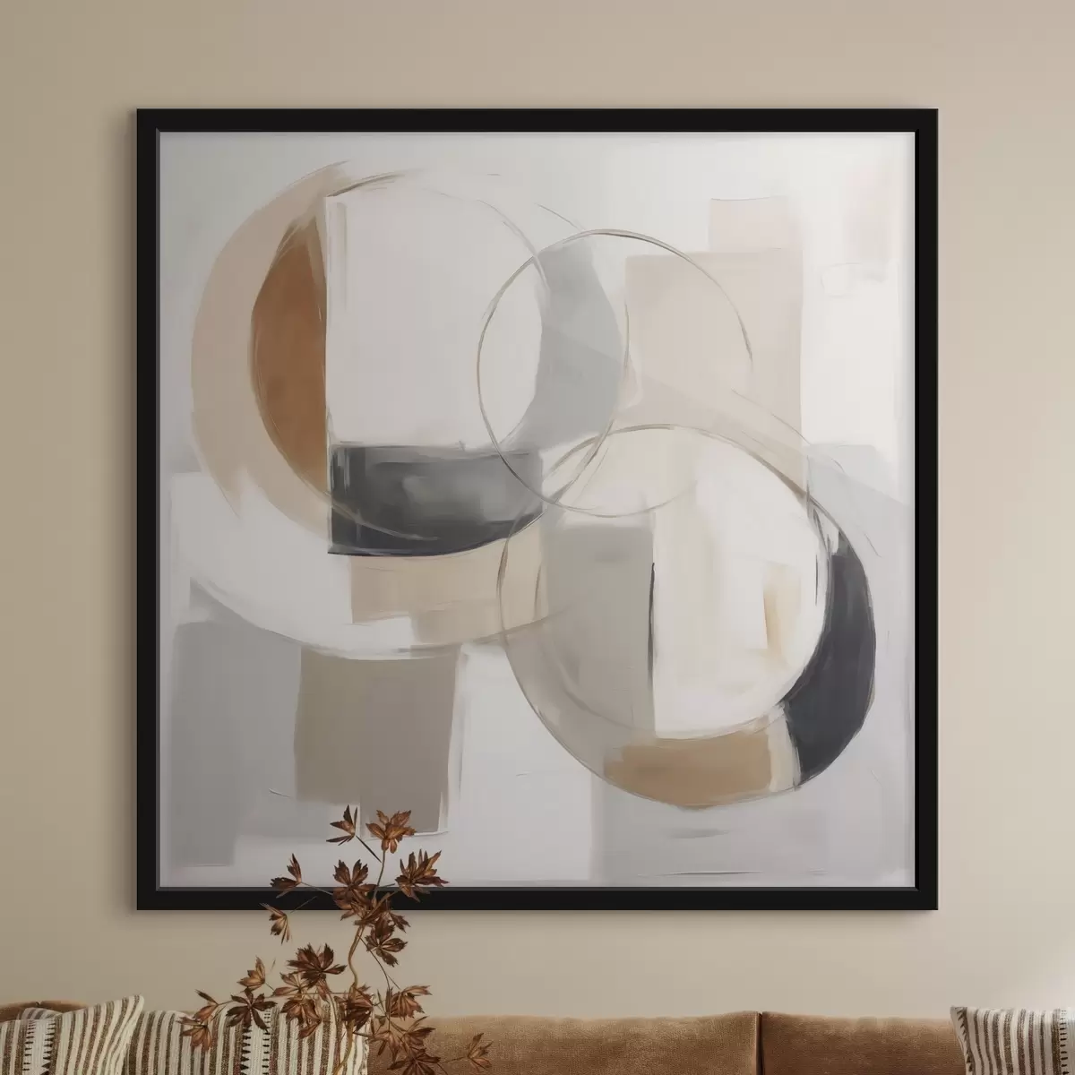 Poster Abstraktion Nachahmung der Malerei f49744