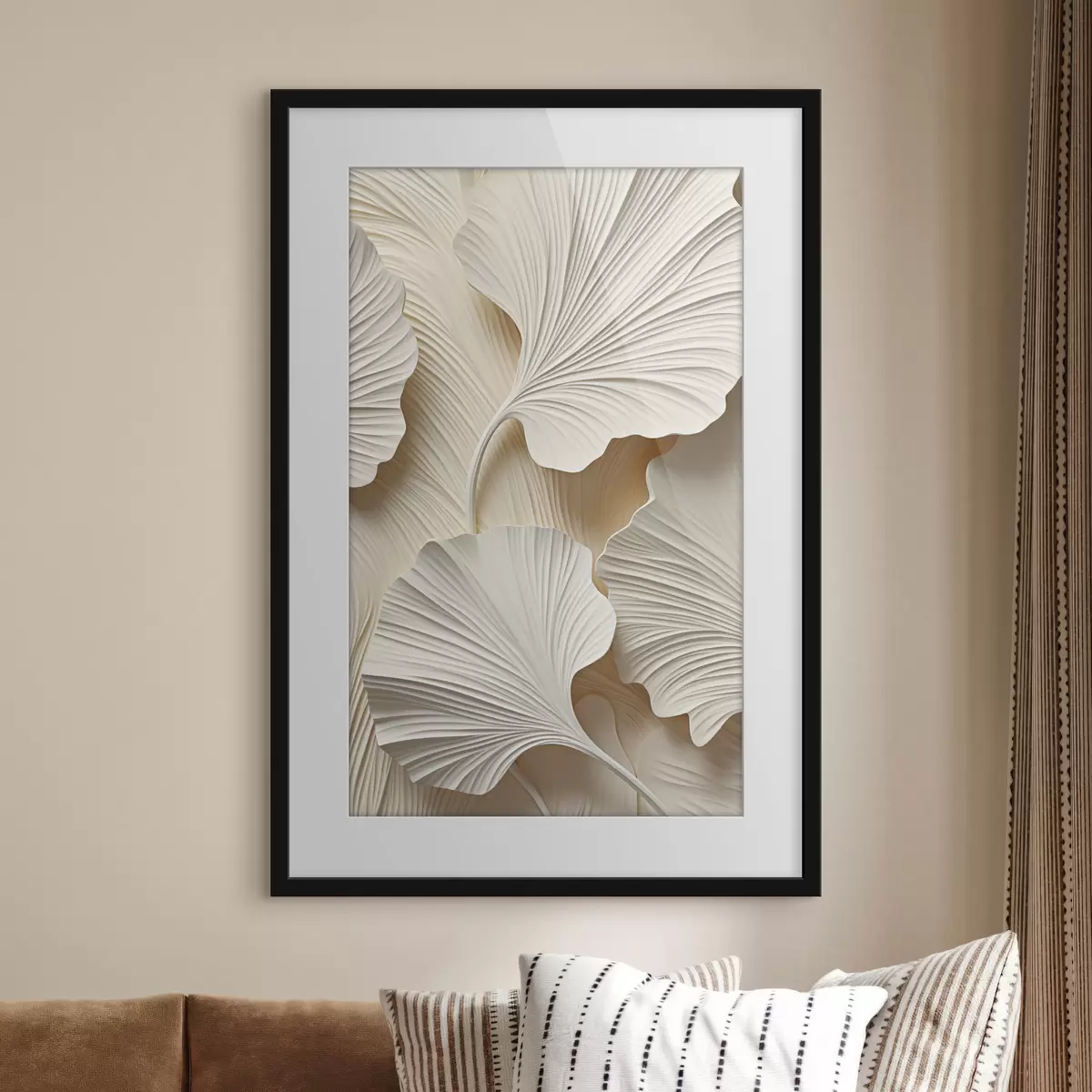Poster Abstraktes Blumenmuster, flache Illustration f49754