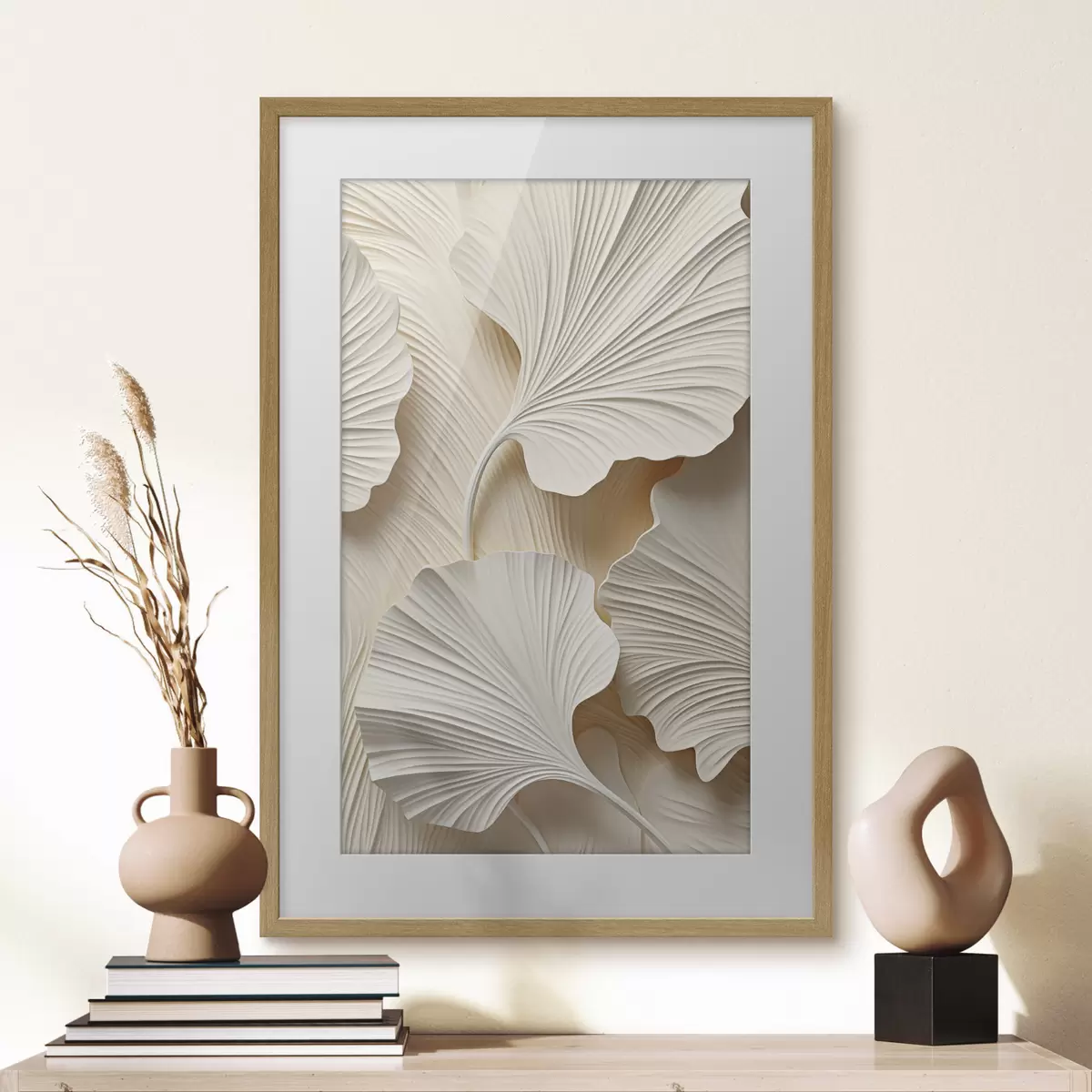 Poster Abstraktes Blumenmuster, flache Illustration f49754
