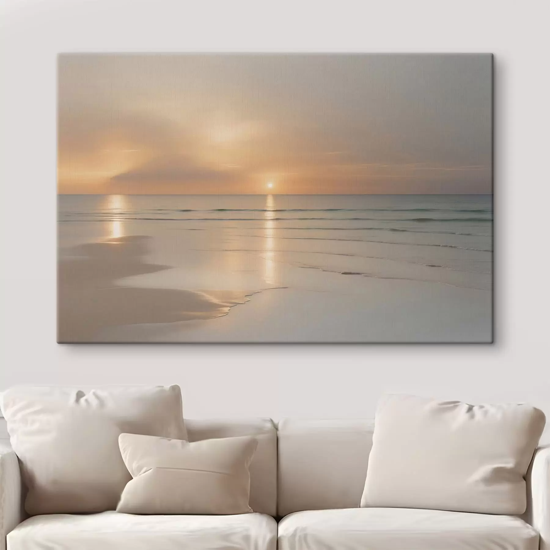 Wandbilder Ruhige Küste bei Sonnenaufgang s49357
