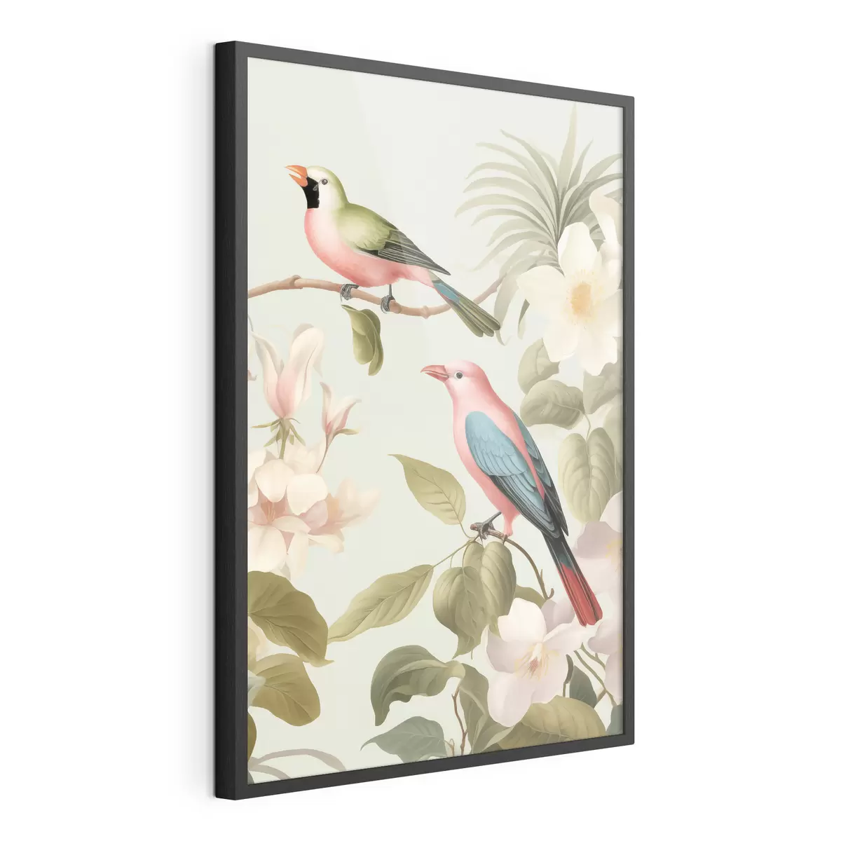 Poster Kolibri in einem blühenden Garten f49733