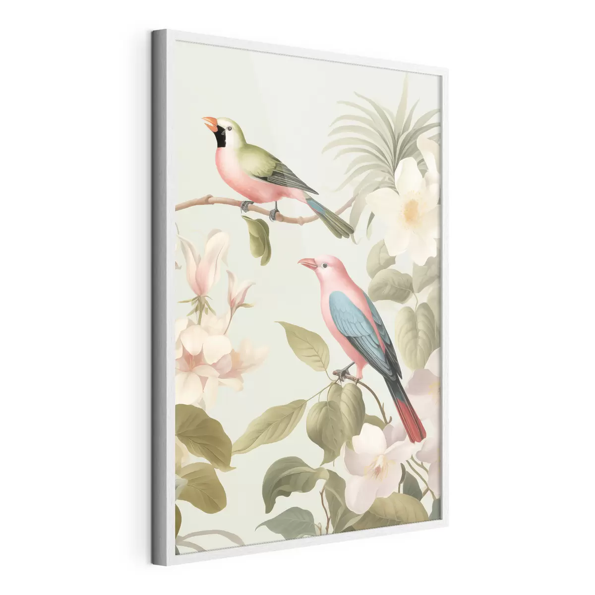 Poster Kolibri in einem blühenden Garten f49733