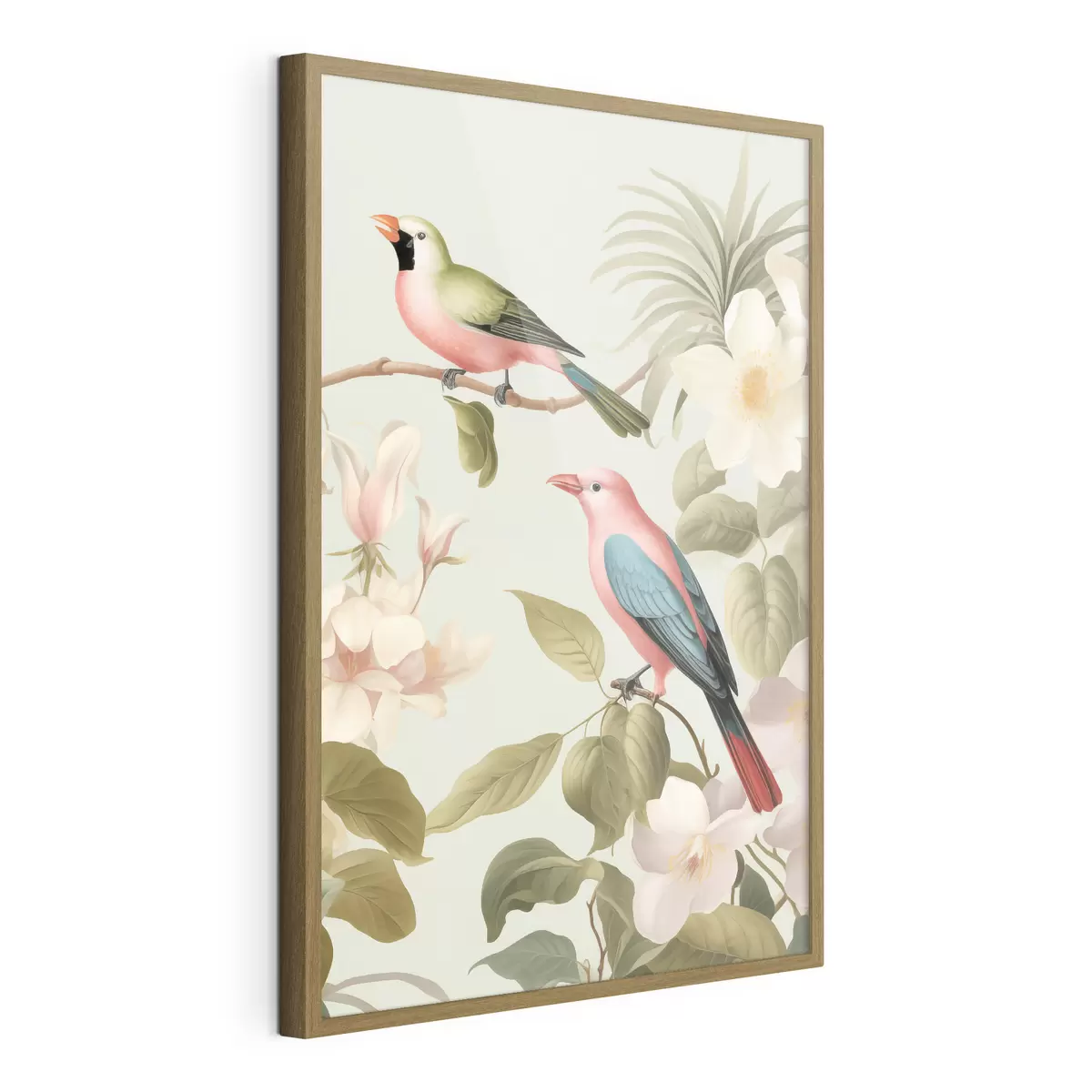 Poster Kolibri in einem blühenden Garten f49733