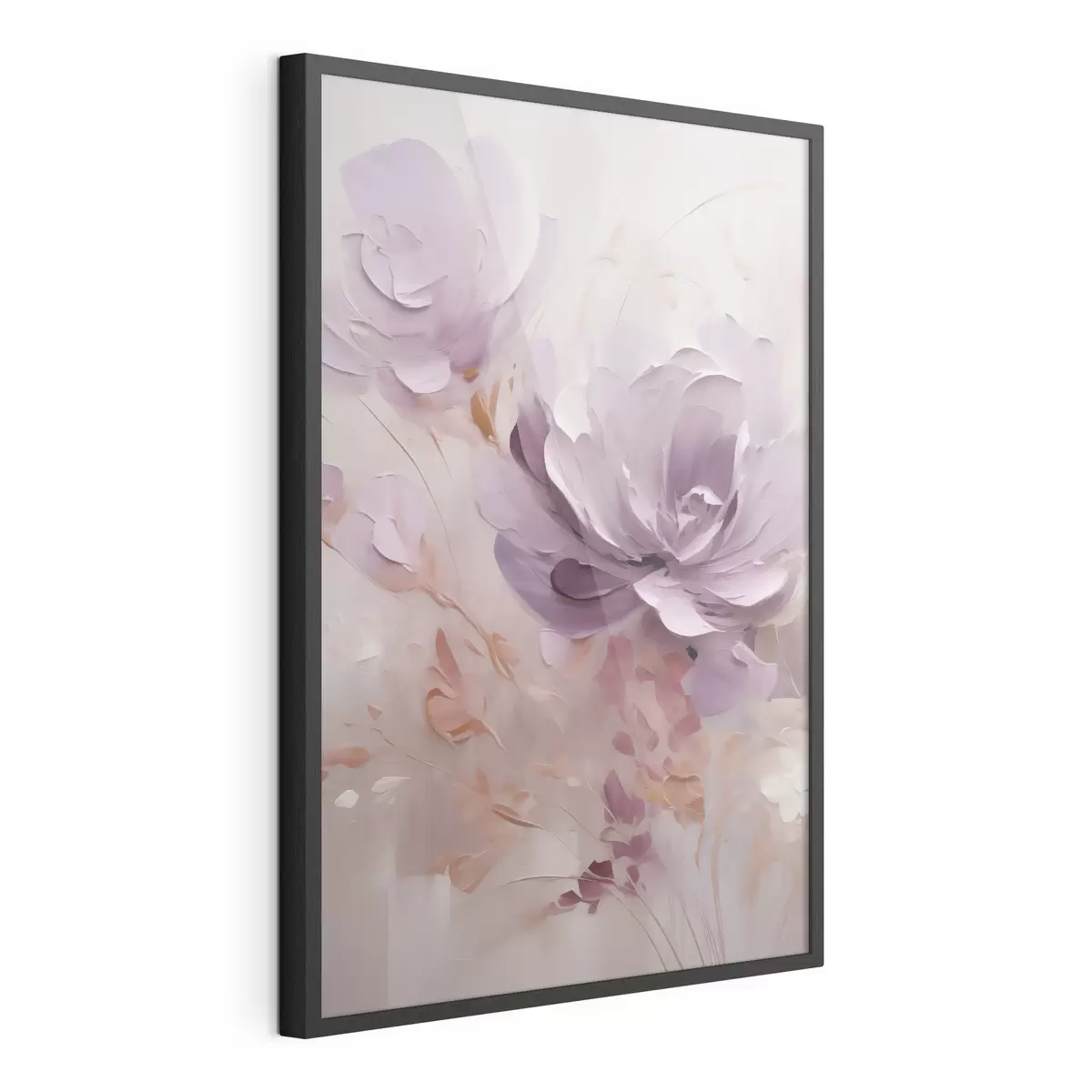 Poster Aquarell einer lila Pfingstrose f49734