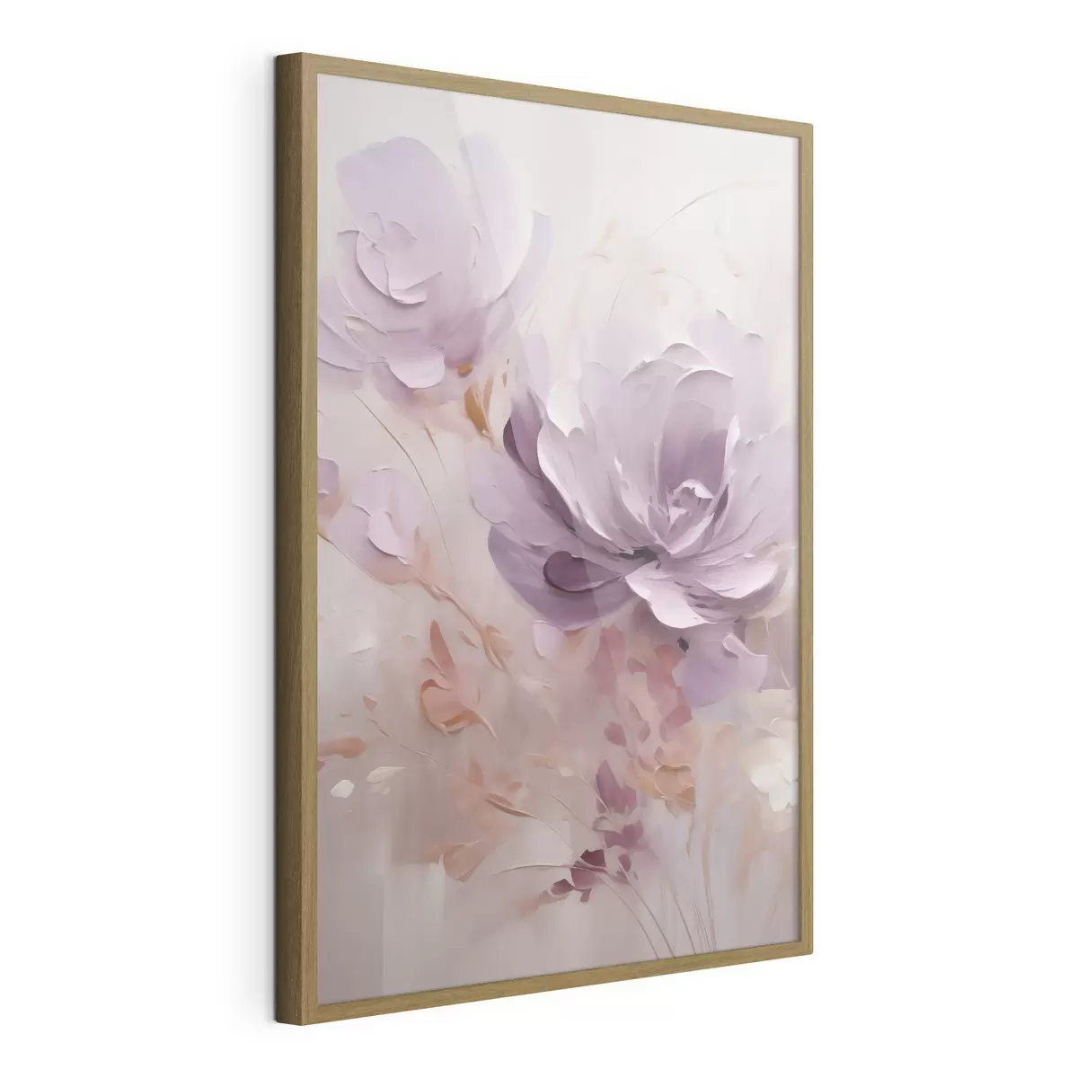 Poster Aquarell einer lila Pfingstrose f49734