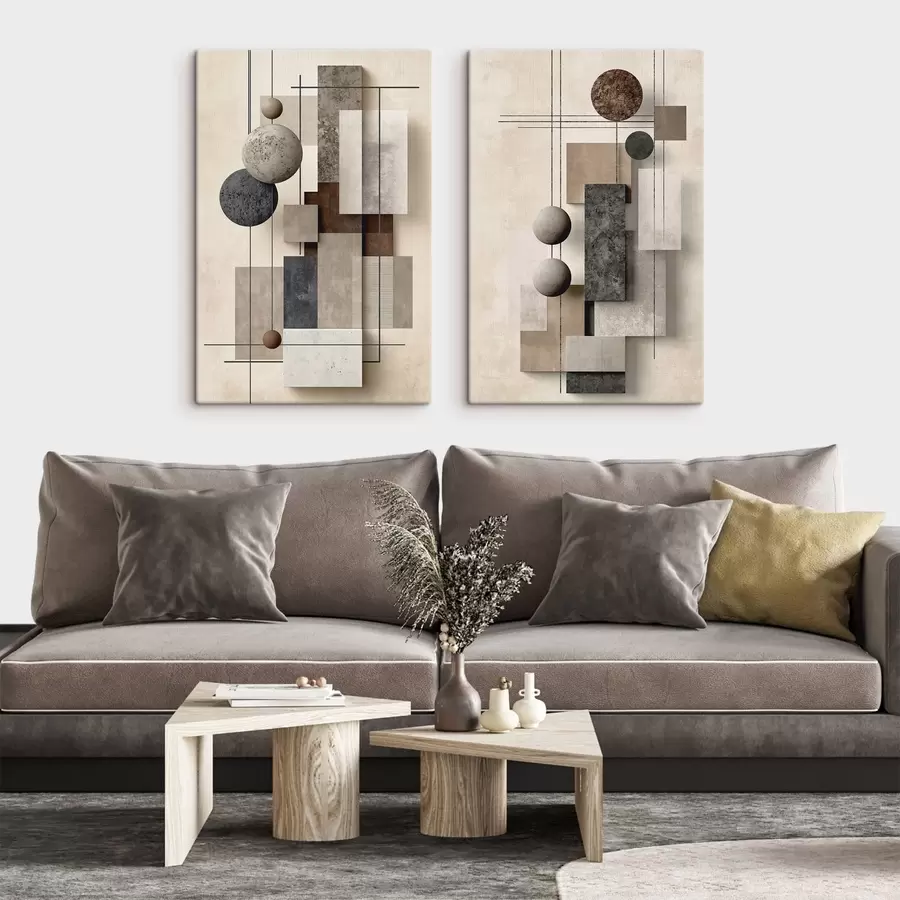 Wandbilder Geometrische Abstraktionen m30673