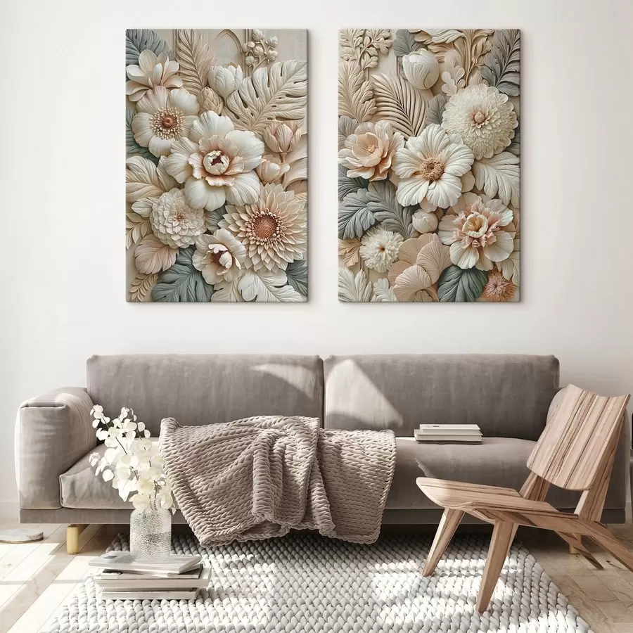 Wandbilder Blumenarrangement m30674