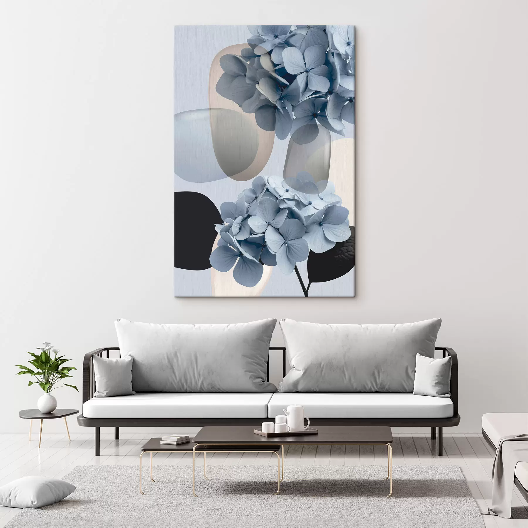 Wandbilder Hortensien-Arrangement s49698