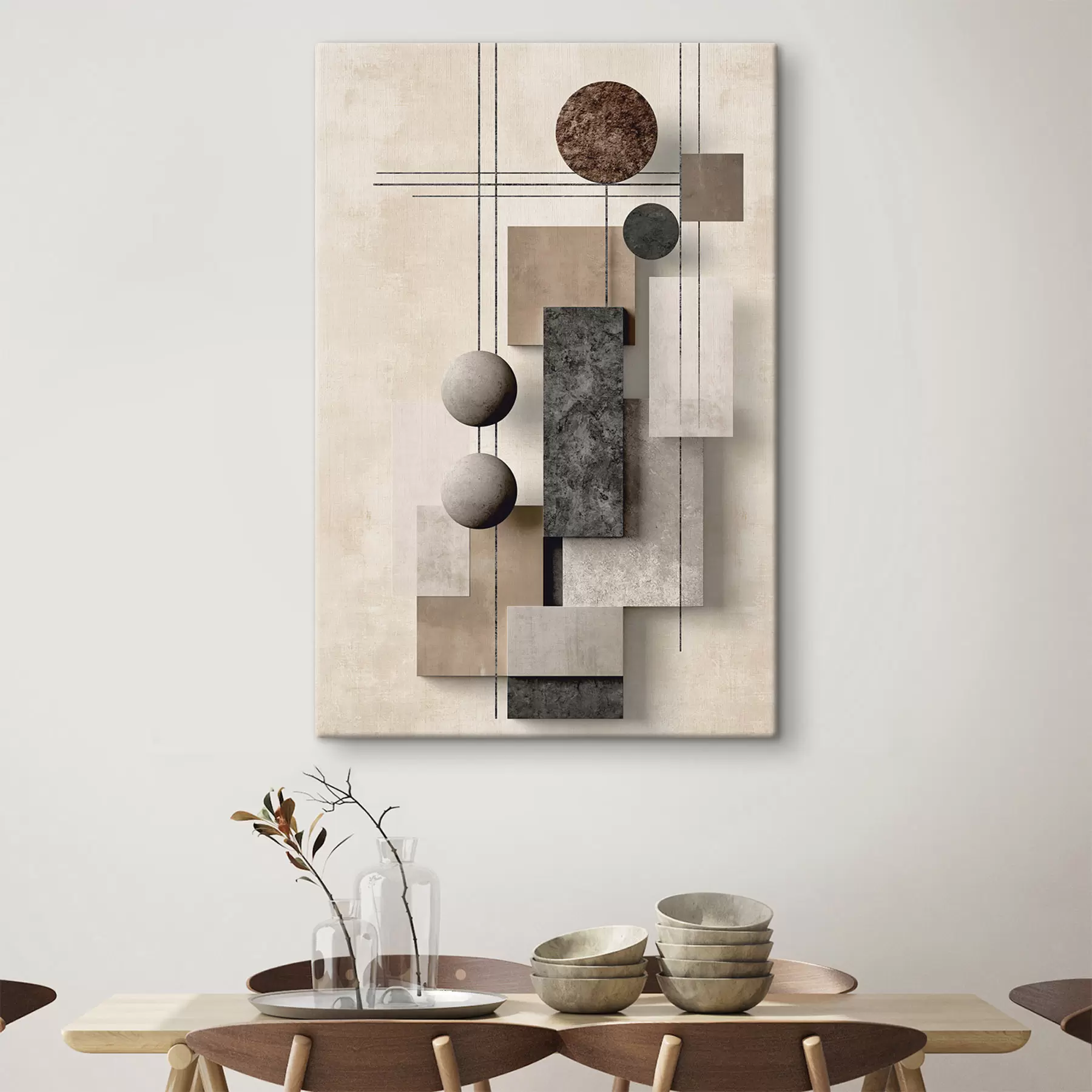 Wandbilder Eine geometrische Abstraktion s49704
