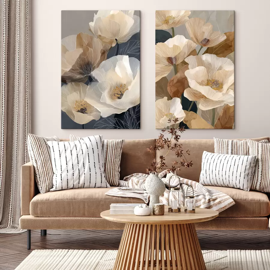 Wandbilder Ziermohnblumen m30702