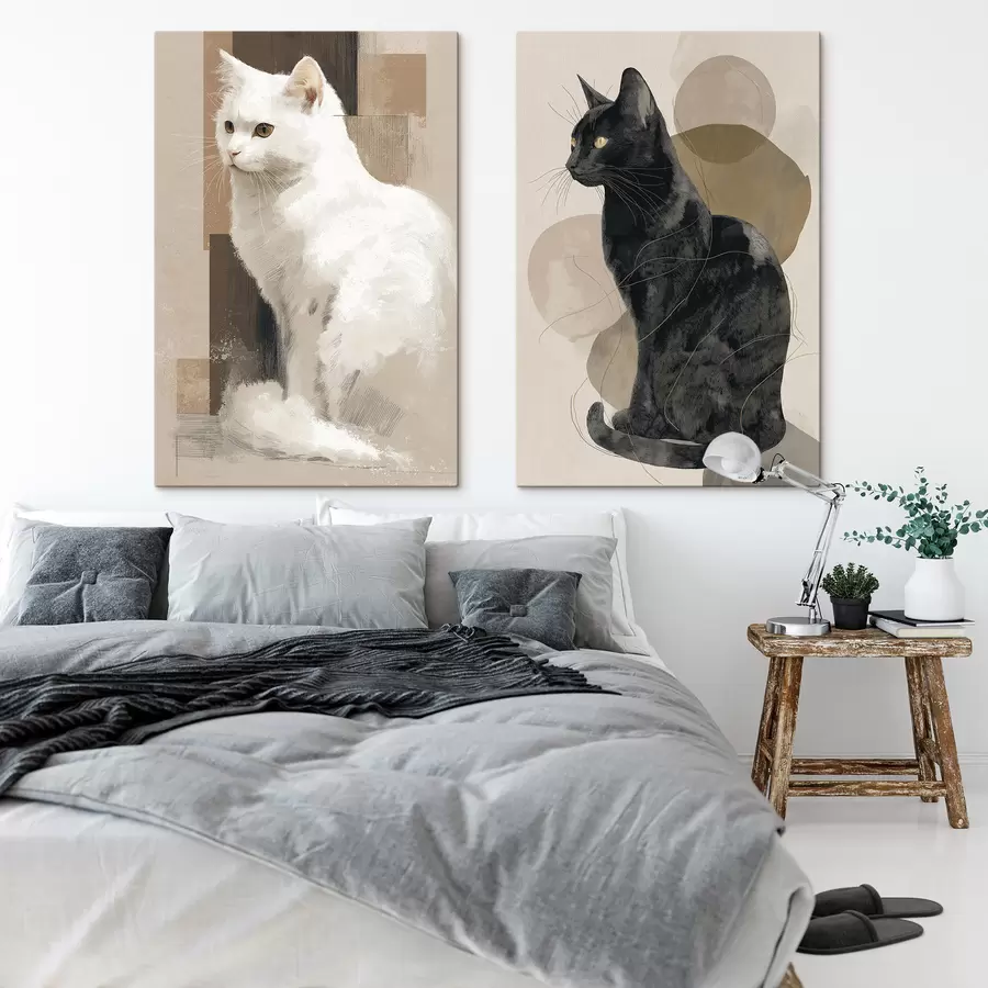 Wandbilder Hauskatzen m30704