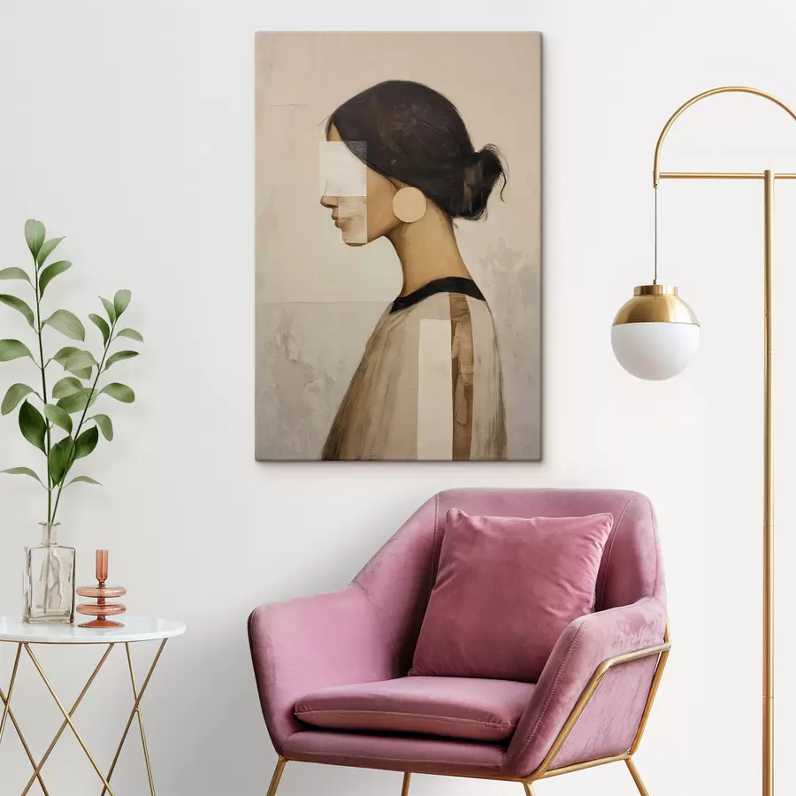 Wandbilder Frauenprofil s49828