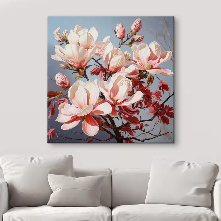 Wandbilder Magnolien im Morgengrauen s49850