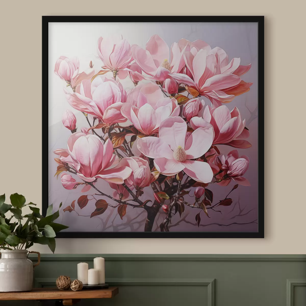 Poster Magnolienblüte f49849