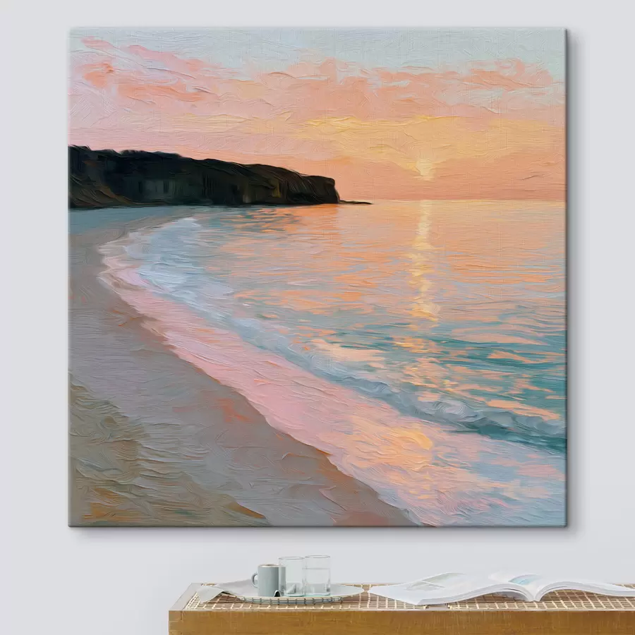 Wandbilder Sonnenuntergang über dem Meer s49798