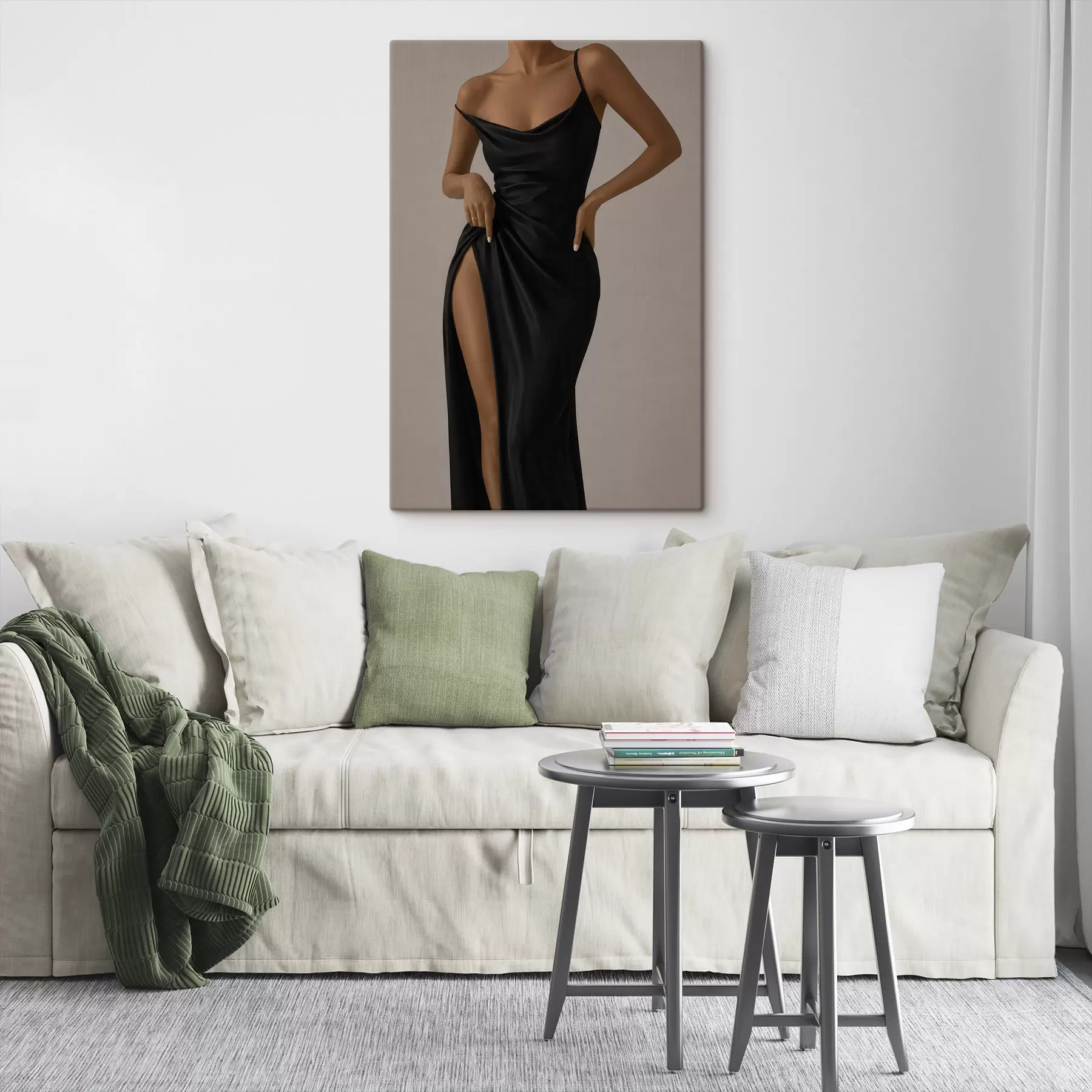 Wandbilder Schwarzes Kleid s49822