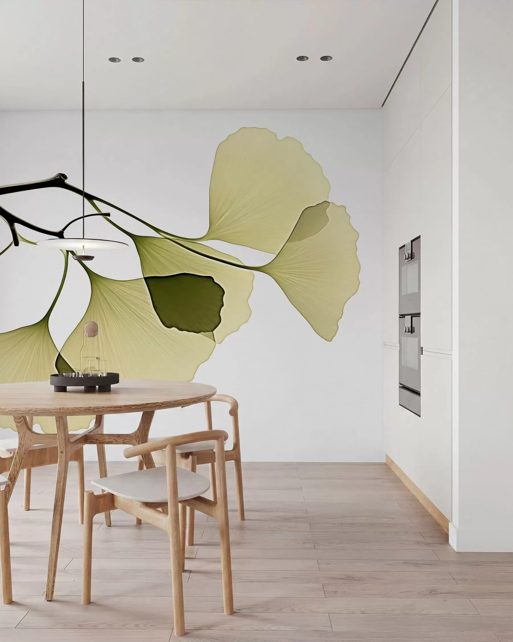 Fototapete Ginkgo-Fächerblätter w09968