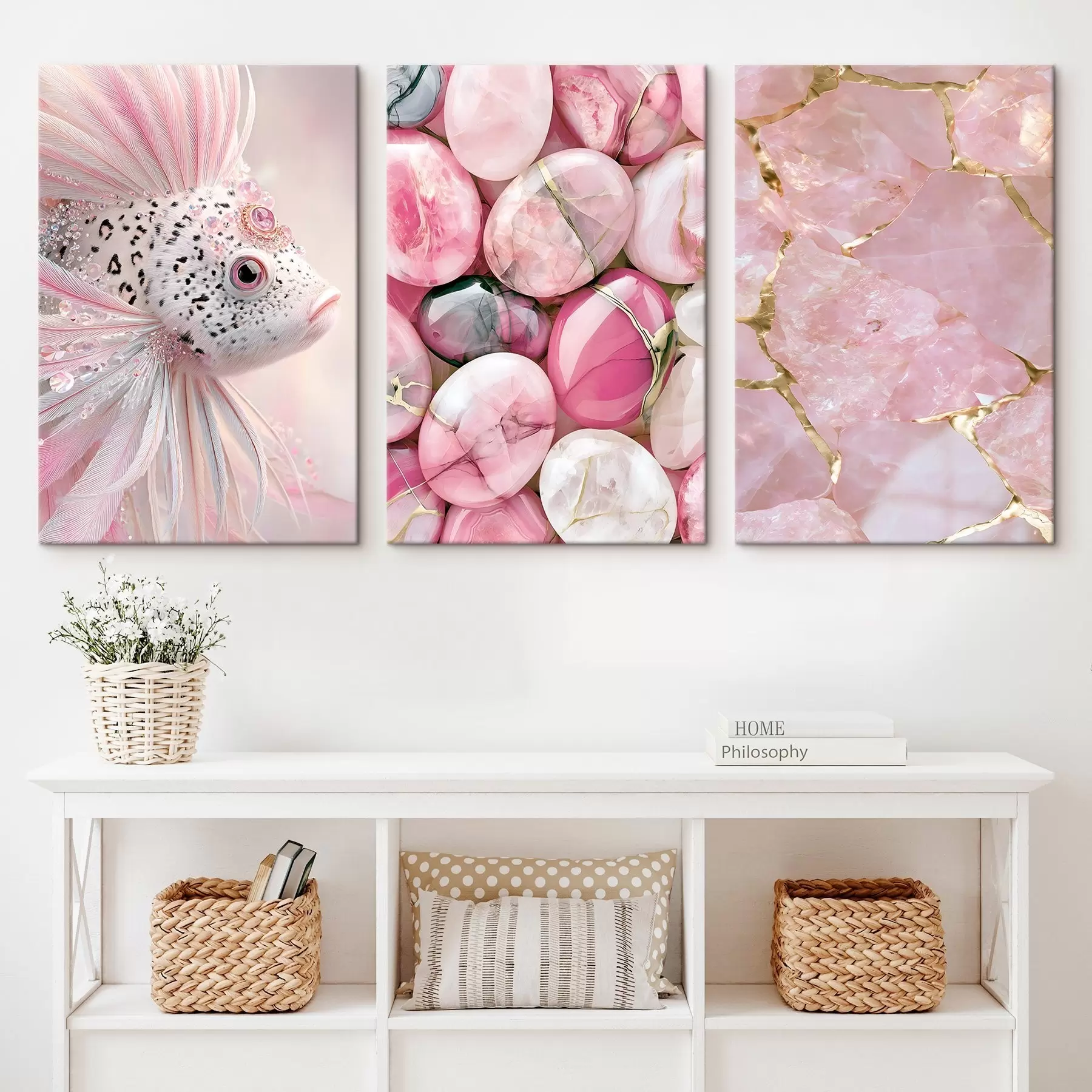 Wandbilder Rosa Luxus-Fantasie m30723